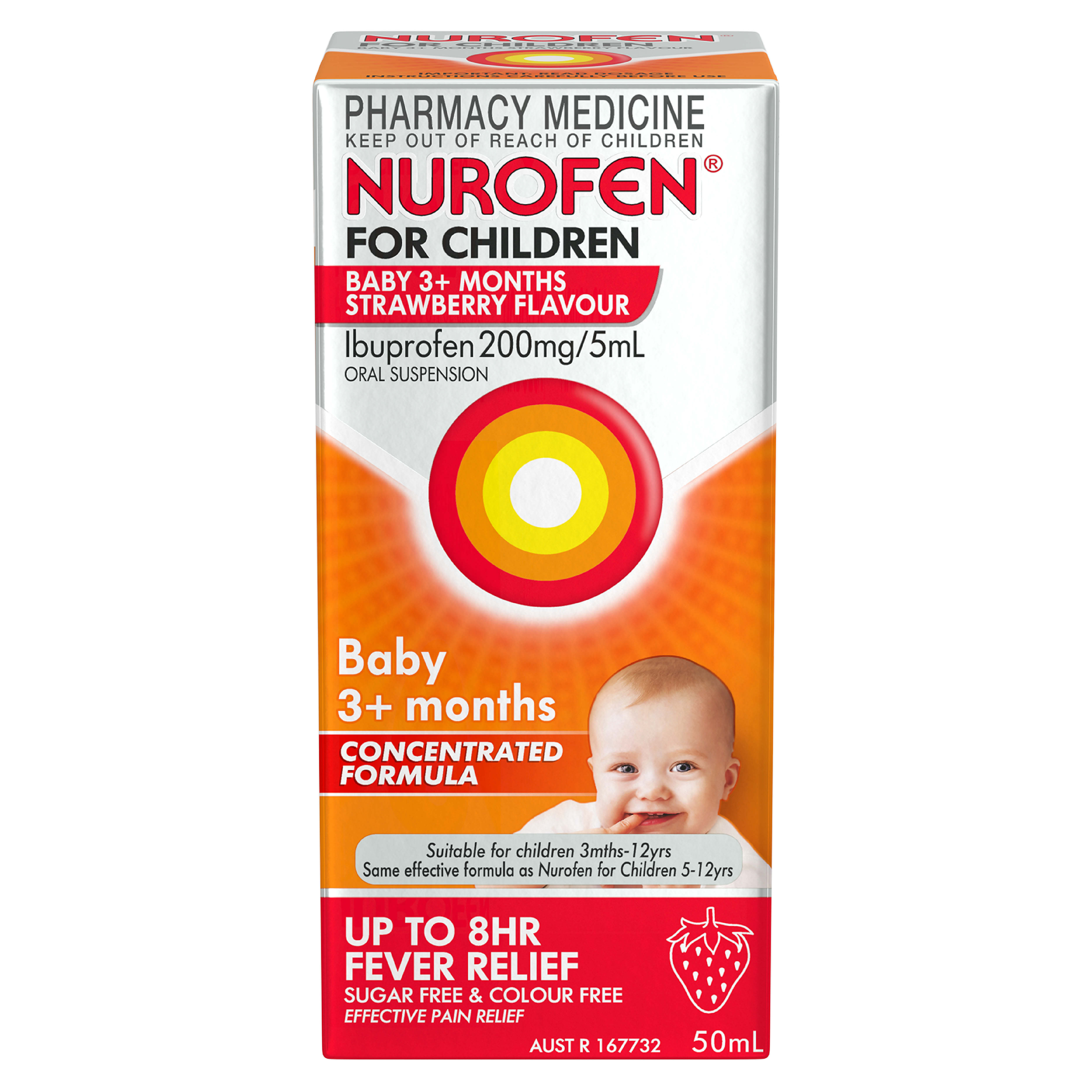 NUROFEN FOR CHILDREN 3 MONTHS + STRAWBERRY 50ML - Image 2