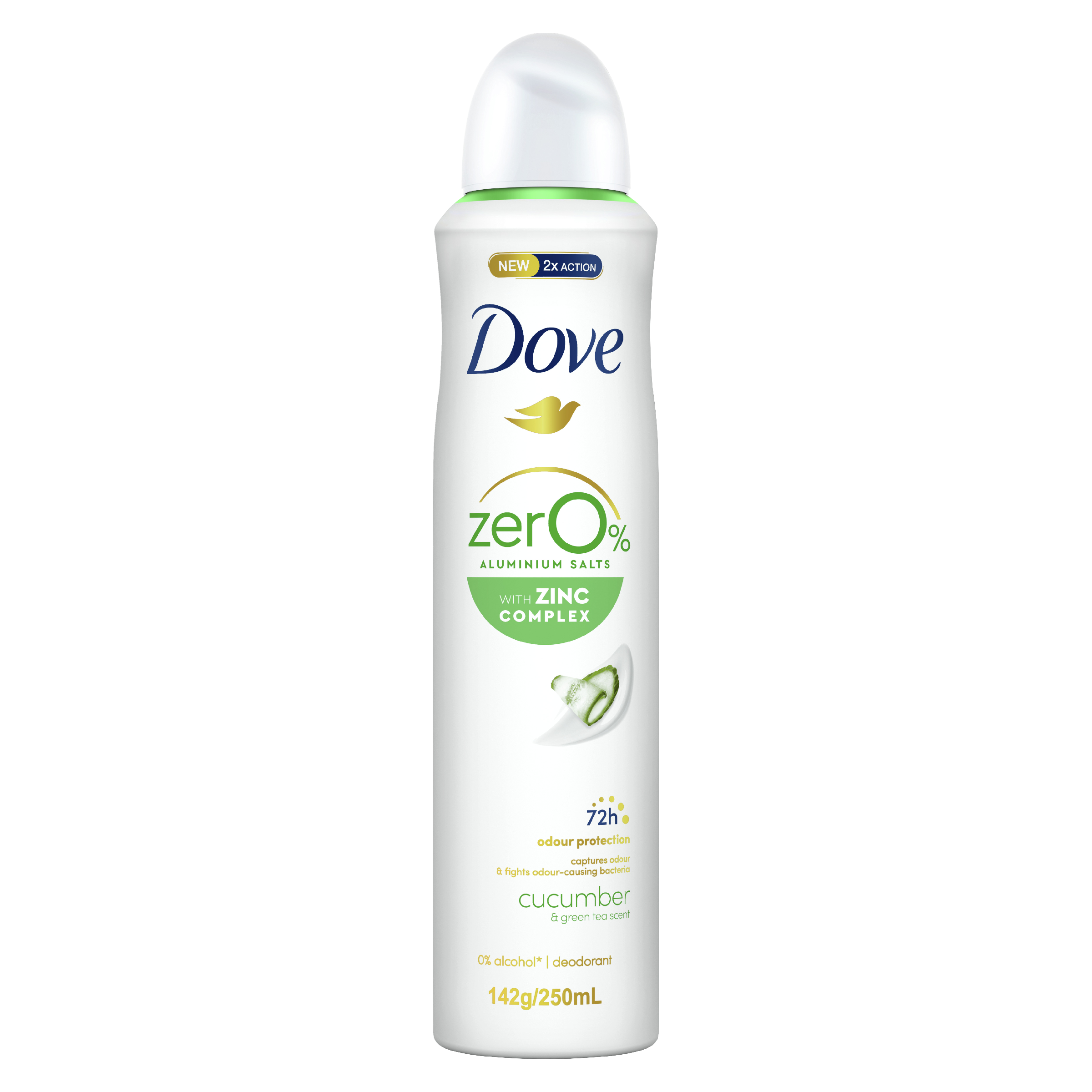 DOVE WOMEN ANTIPERSPIRANT ALUMINIUM FREE CUCUMBER 250ML