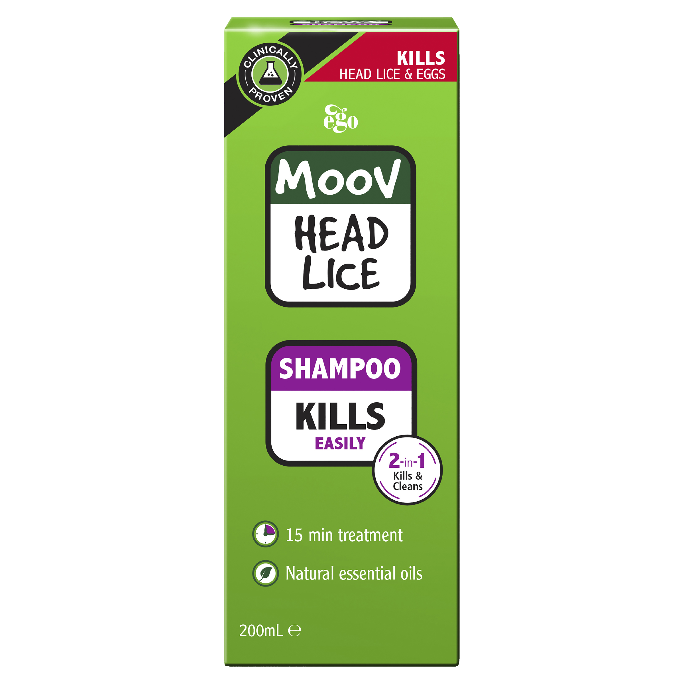 EGO MOOV HEAD LICE SHAMPOO 200ML
