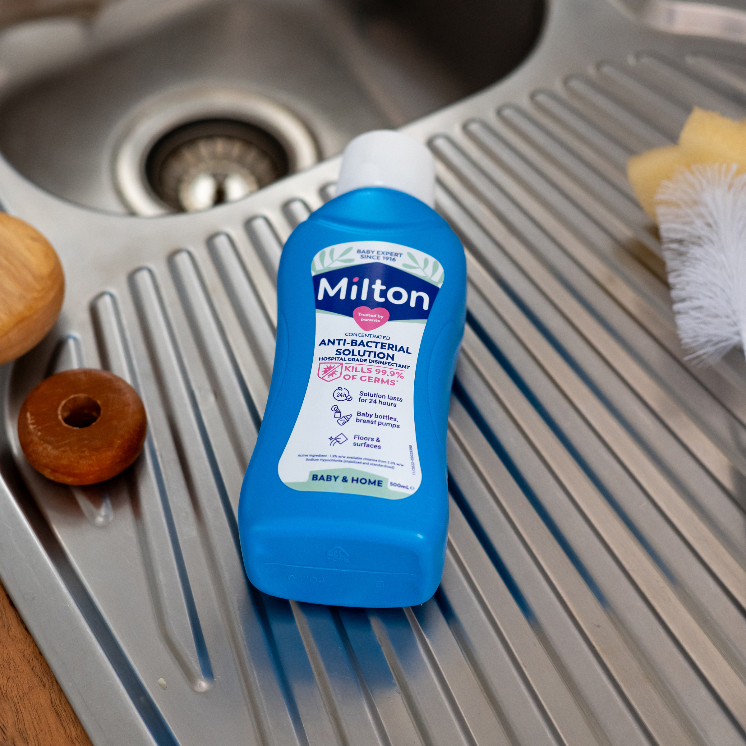 MILTON CONCENTRATED ANTI-BACTERIAL SOLUTION 500ML - Image 4