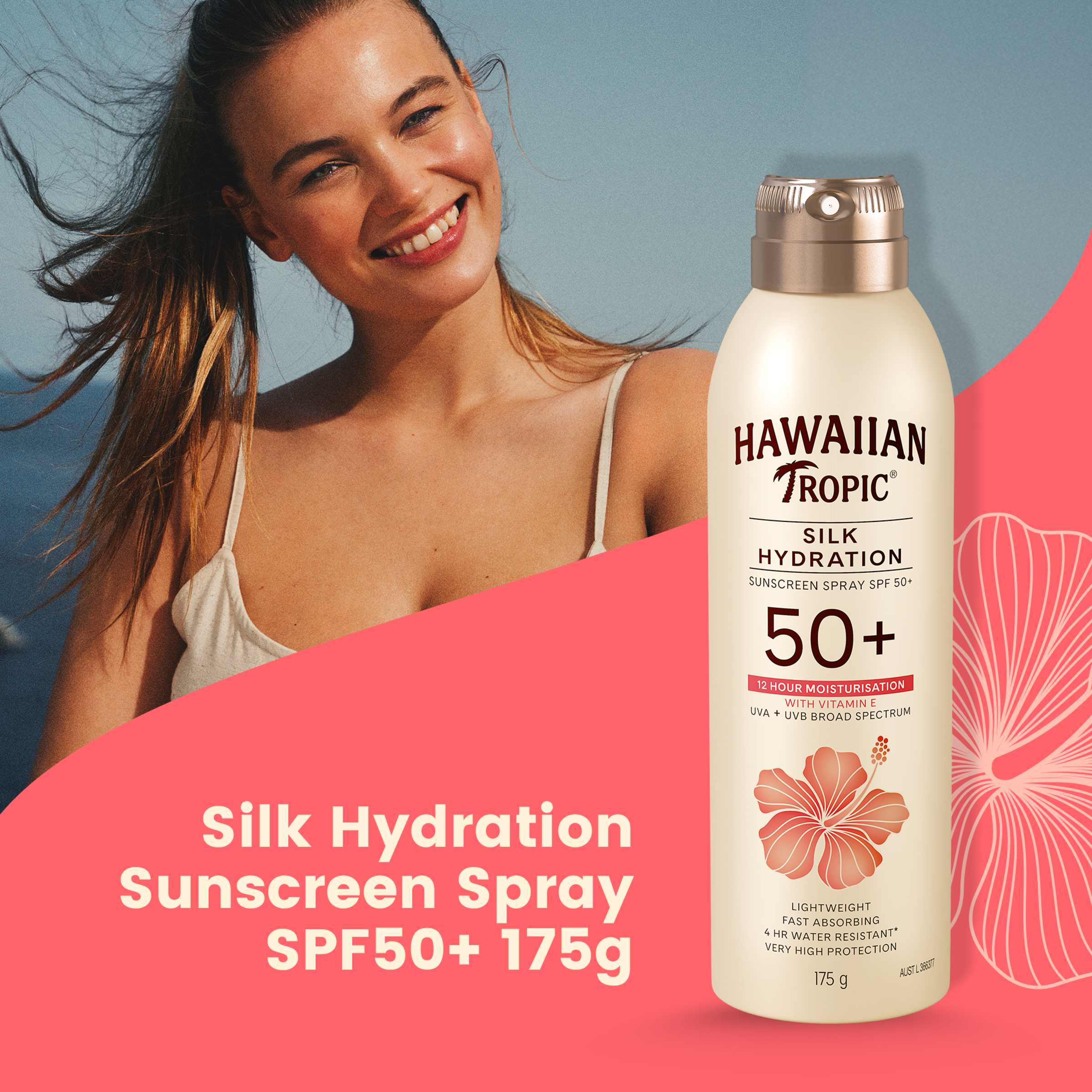 HAWAIIAN TROPIC CLEAR SPRAY 175G - Image 3