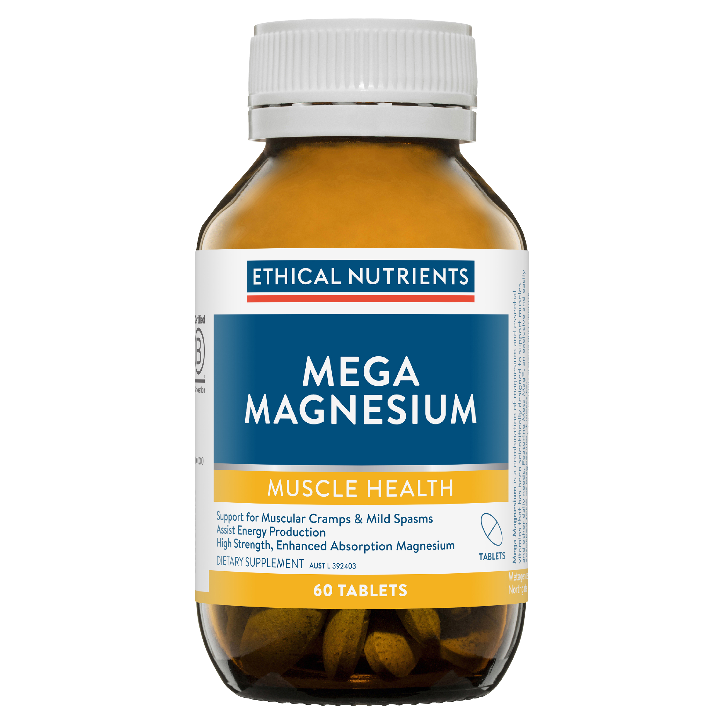 ETHICAL NUTRIENTS MEGA ZINC 40MG 120 TABLETS