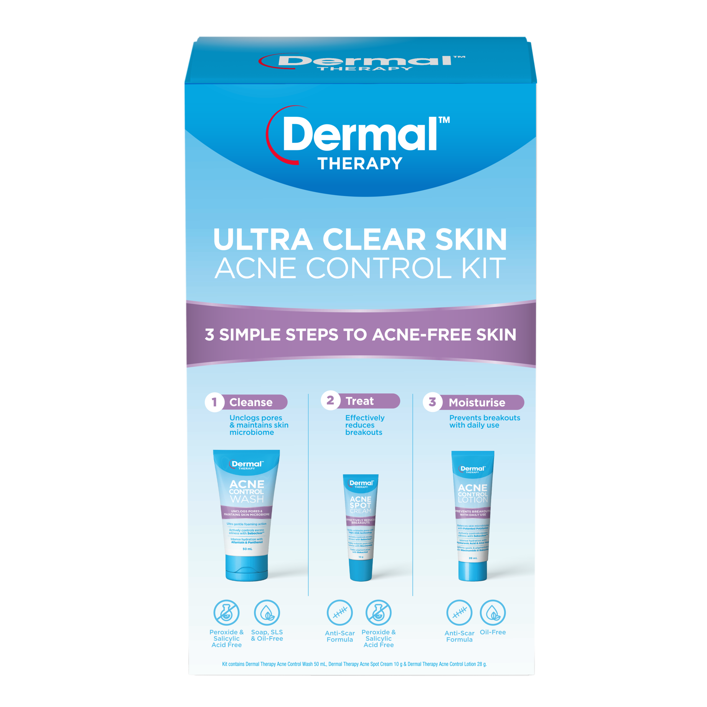 DERMAL THERAPY ACNE CONTROL KIT