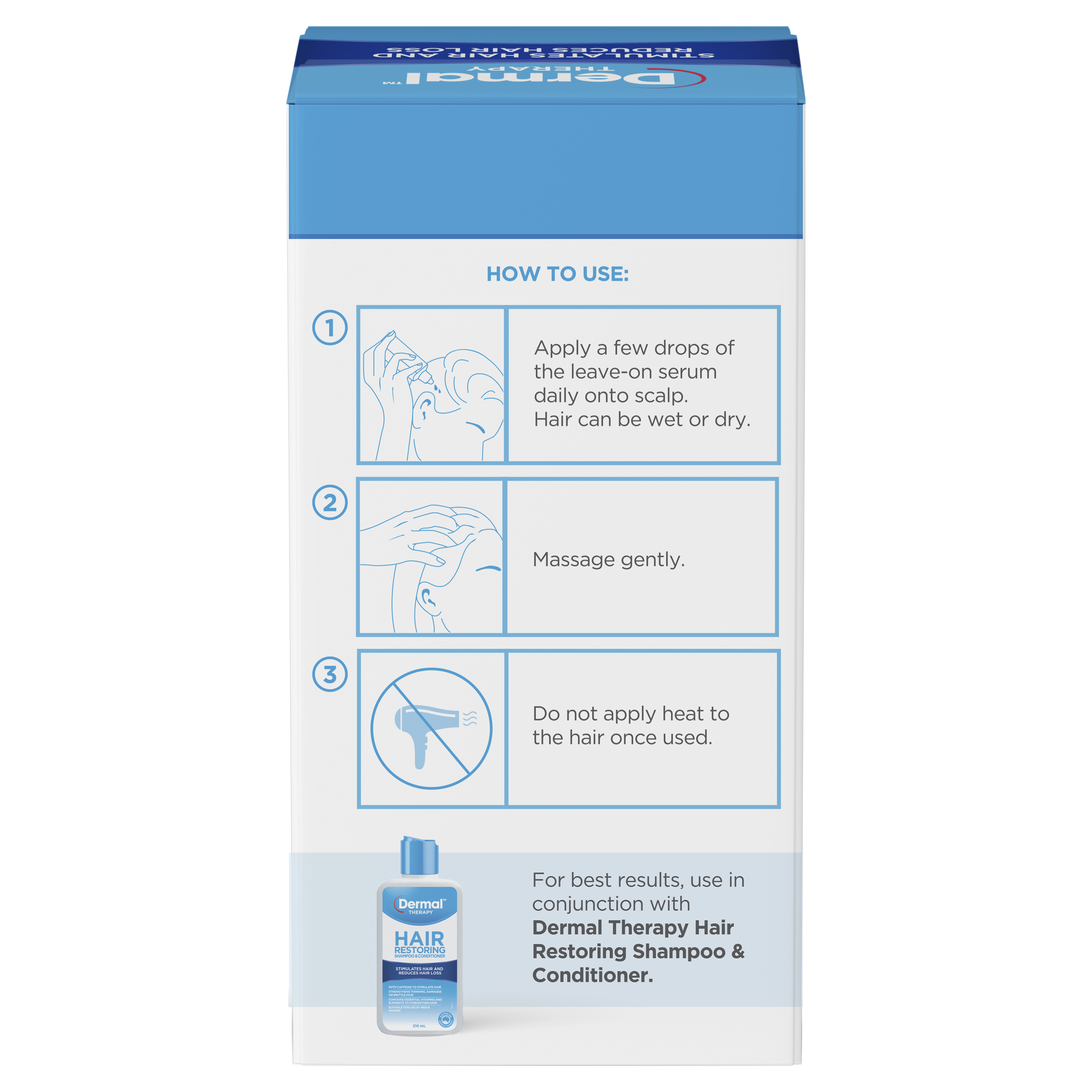 DERMAL THERAPY HAIR RESTORING SERUM 60ML - Image 2