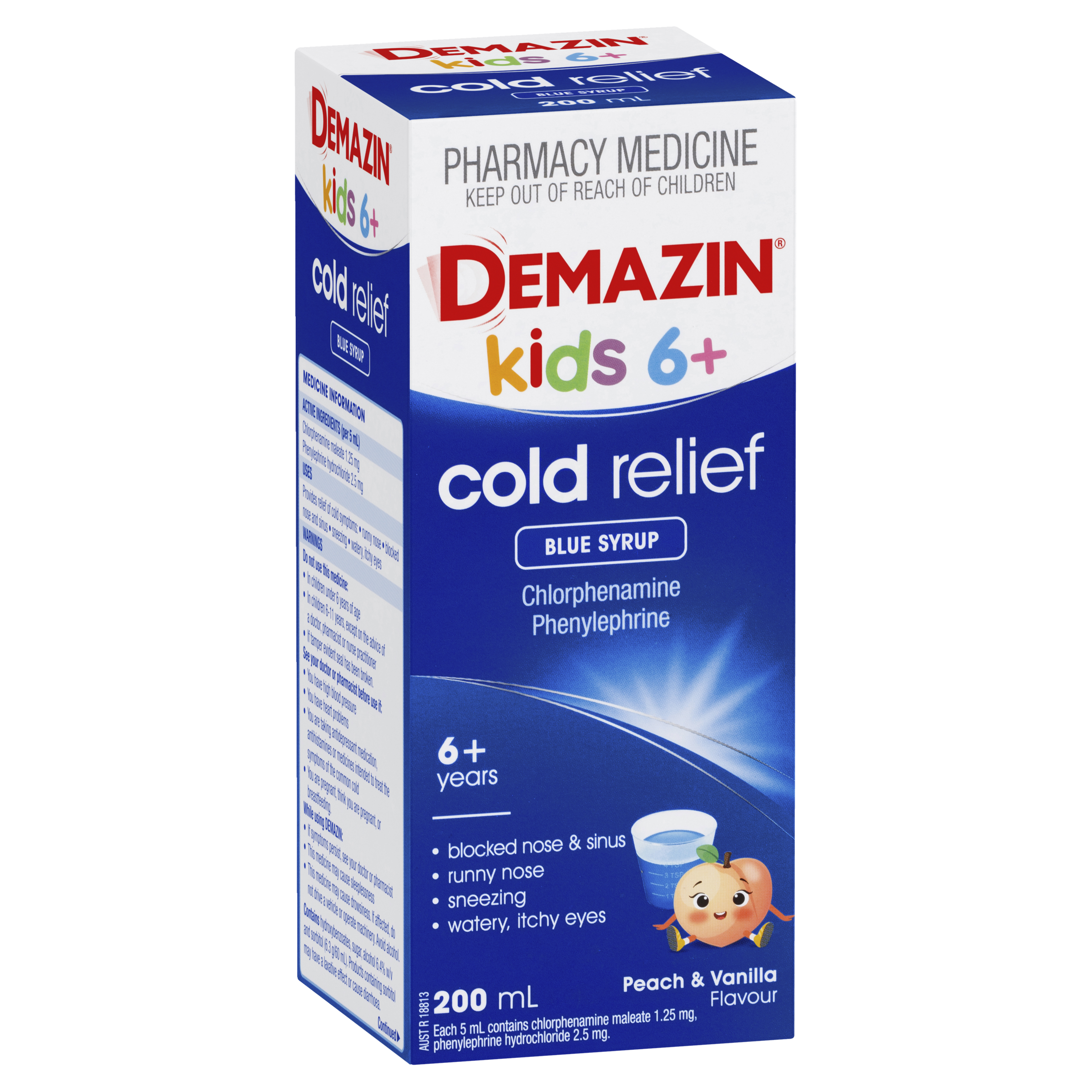 DEMAZIN BLUE SYRUP 200ML