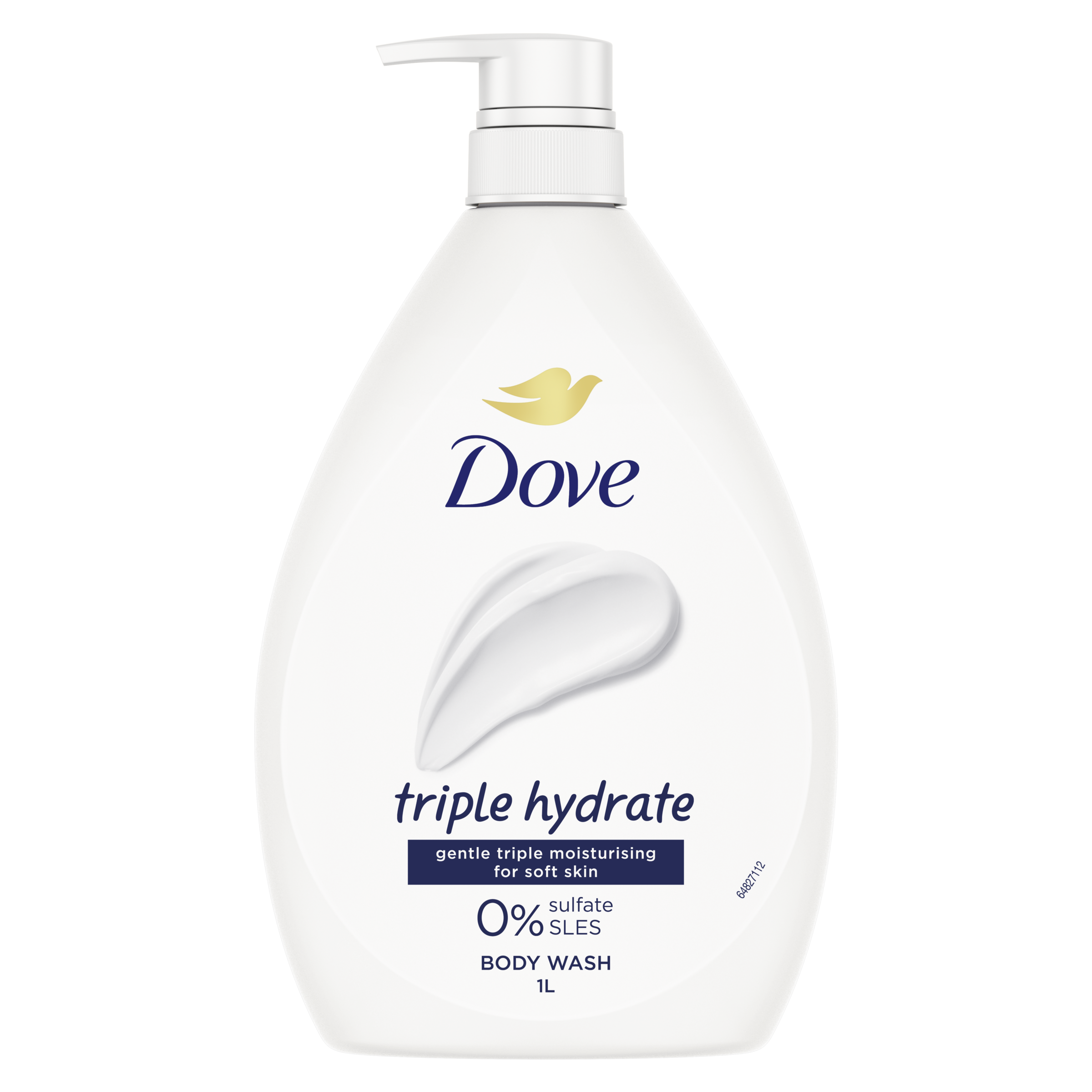 DOVE BODY WASH TRIPLE MOISTURISING 1 LITRE