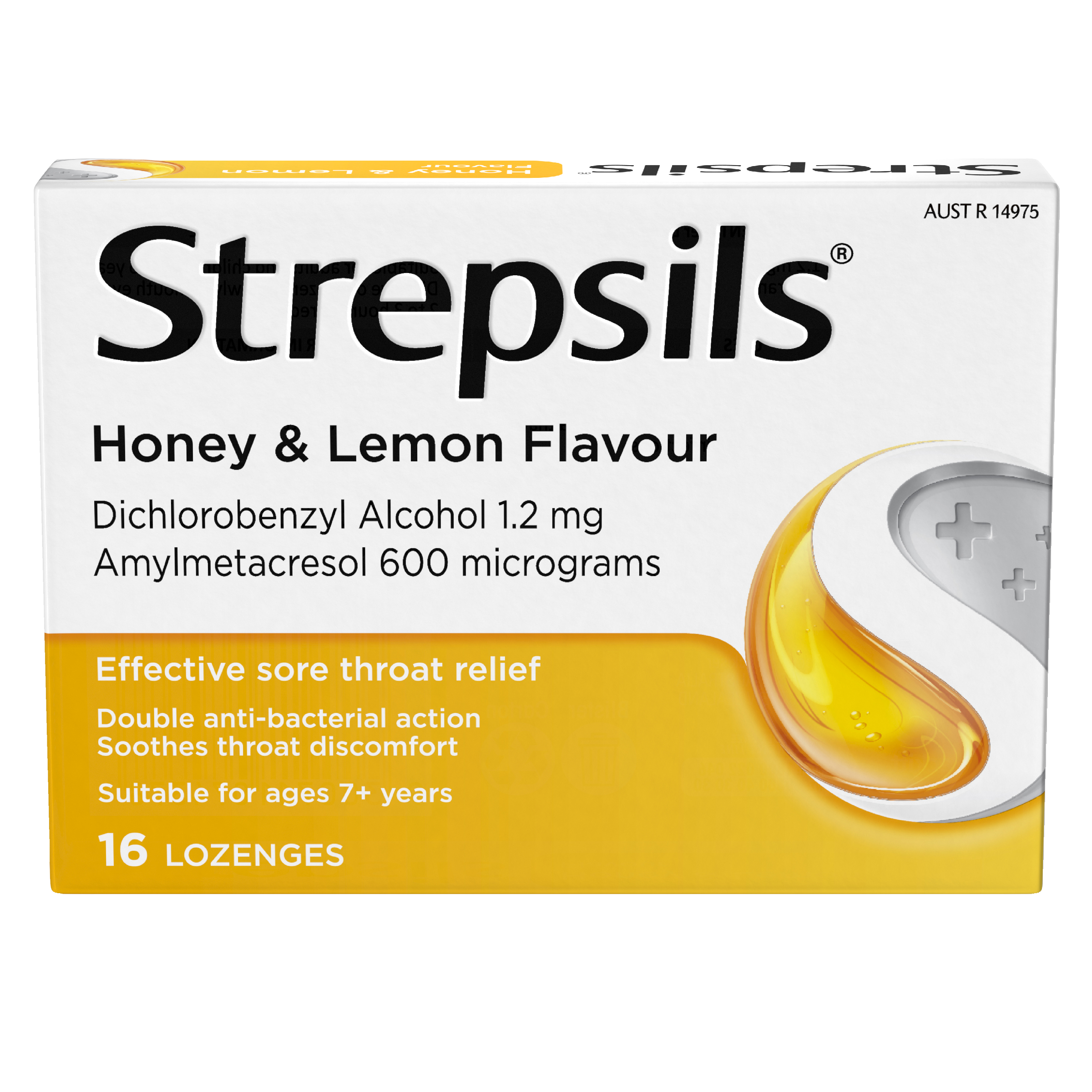 STREPSILS HONEY & LEMON 16 LOZENGES - Image 9