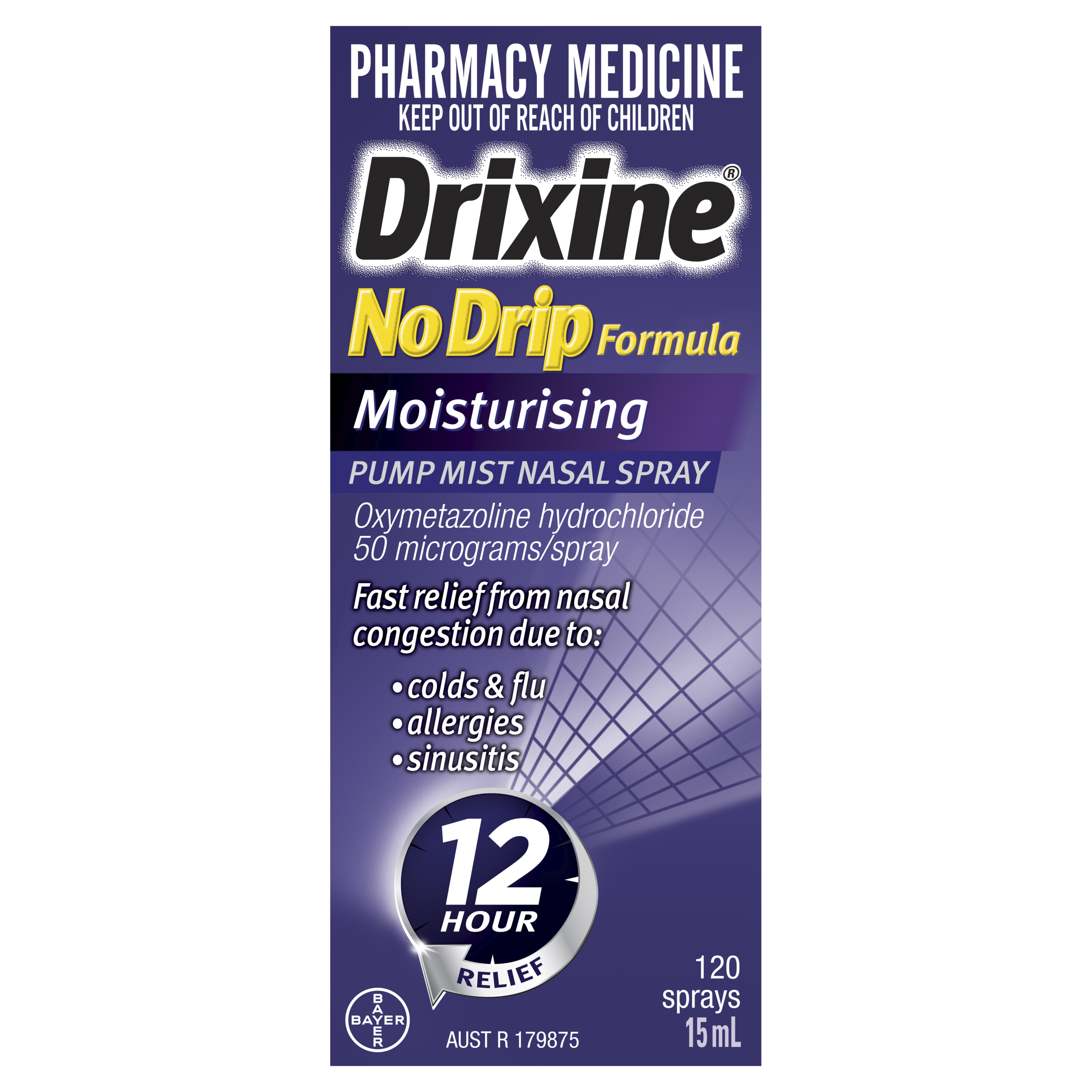 DRIXINE NO DRIP MOISTURISING SPRAY 15ML - Image 2