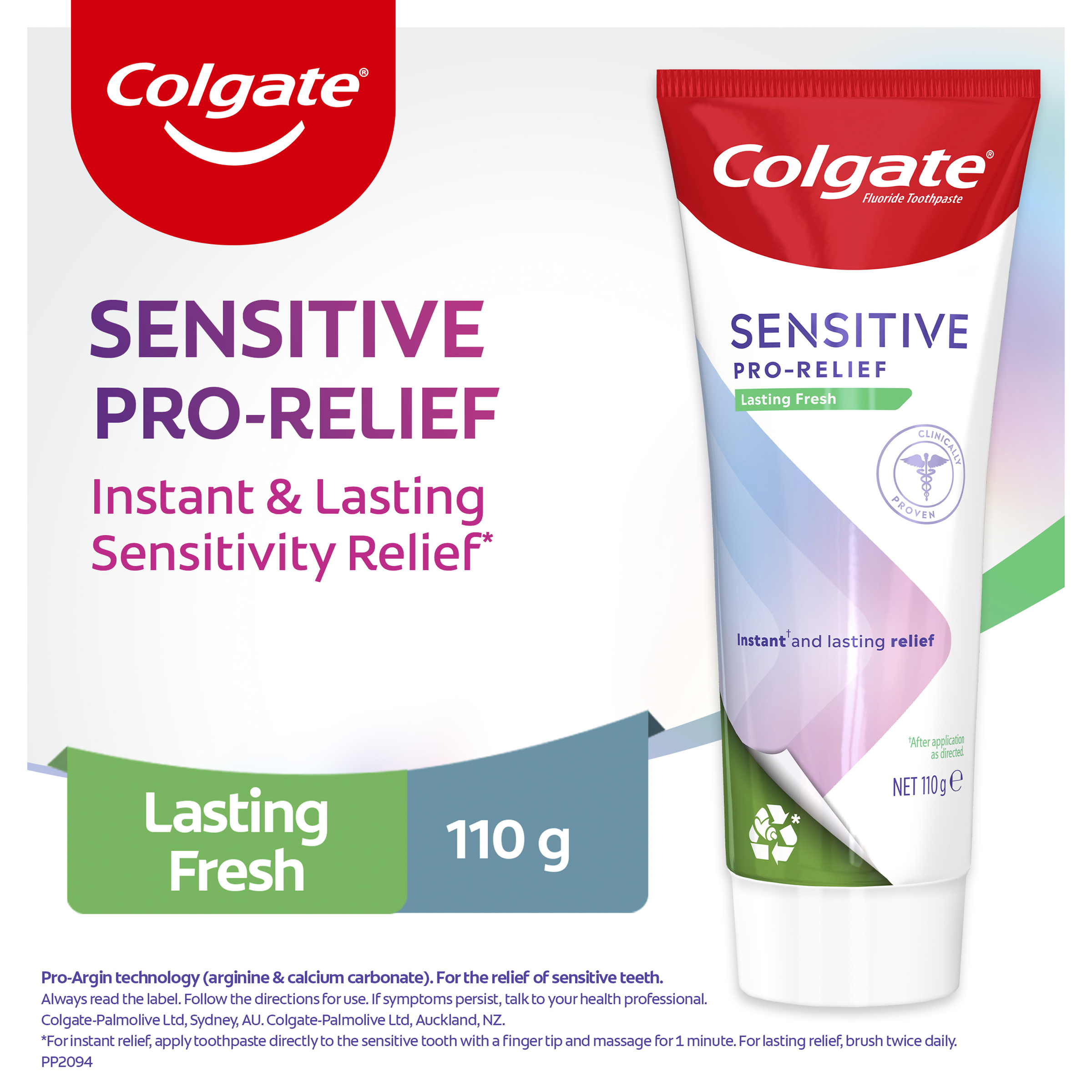COLGATE TOOTHPASTE PRO RELIEF LASTING FRESH 110G - Image 6