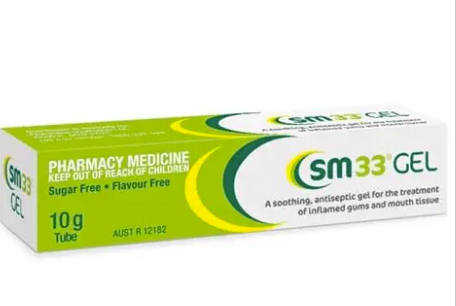 SM-33 MOUTH GEL ANTISEPTIC 10G