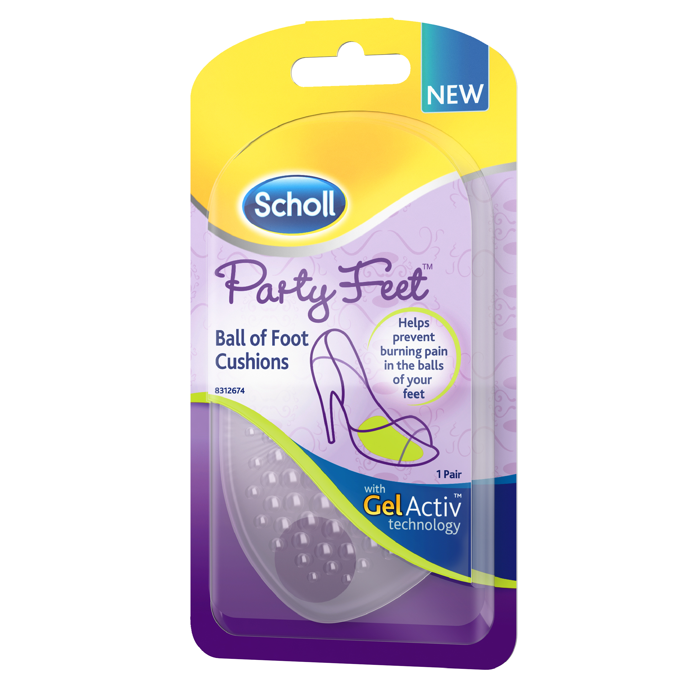 SCHOLL PARTY FEET GEL CUSHIONS 1 PAIR - Image 9