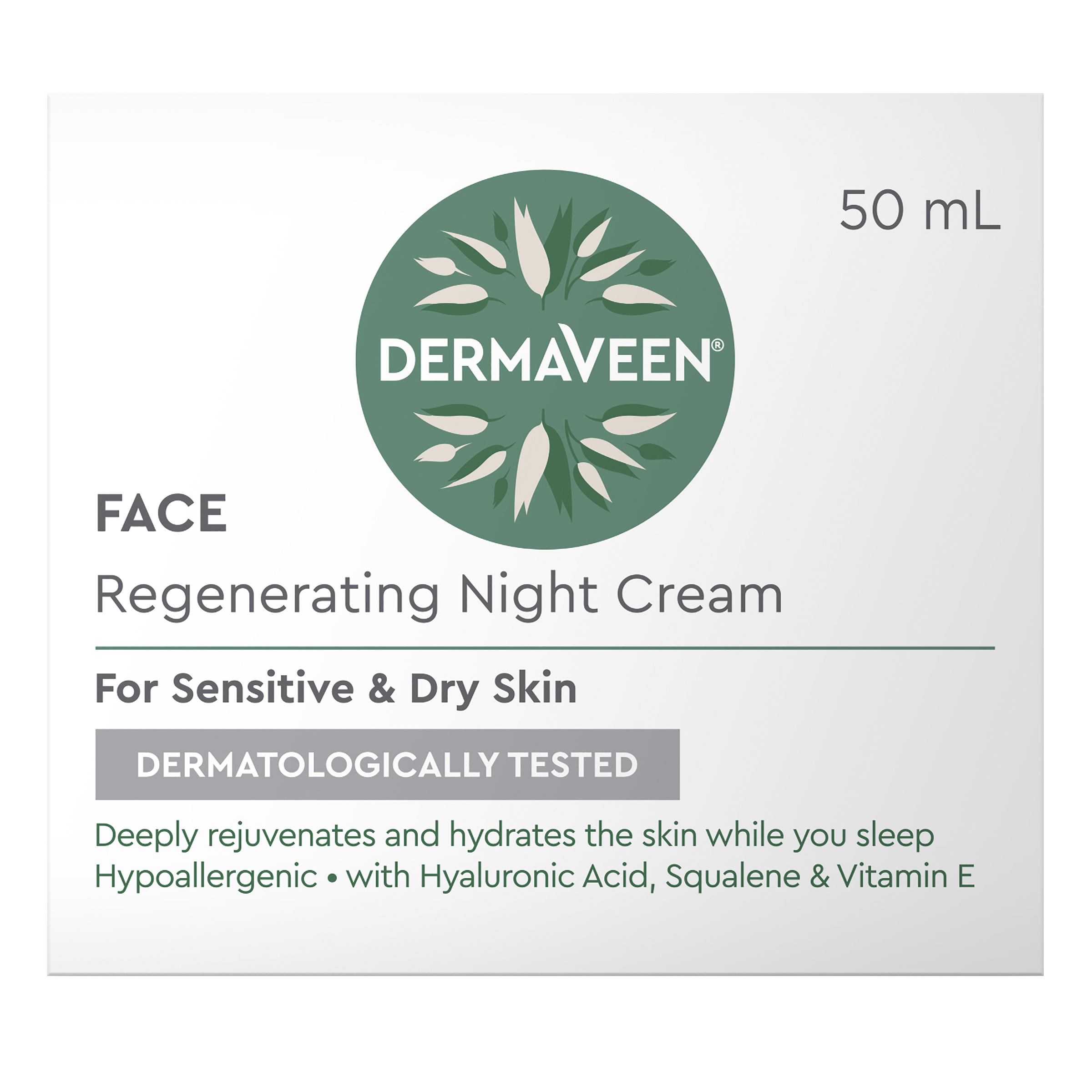 DERMAVEEN FACE REGENERATING NIGHT CREAM 50ML - Image 2