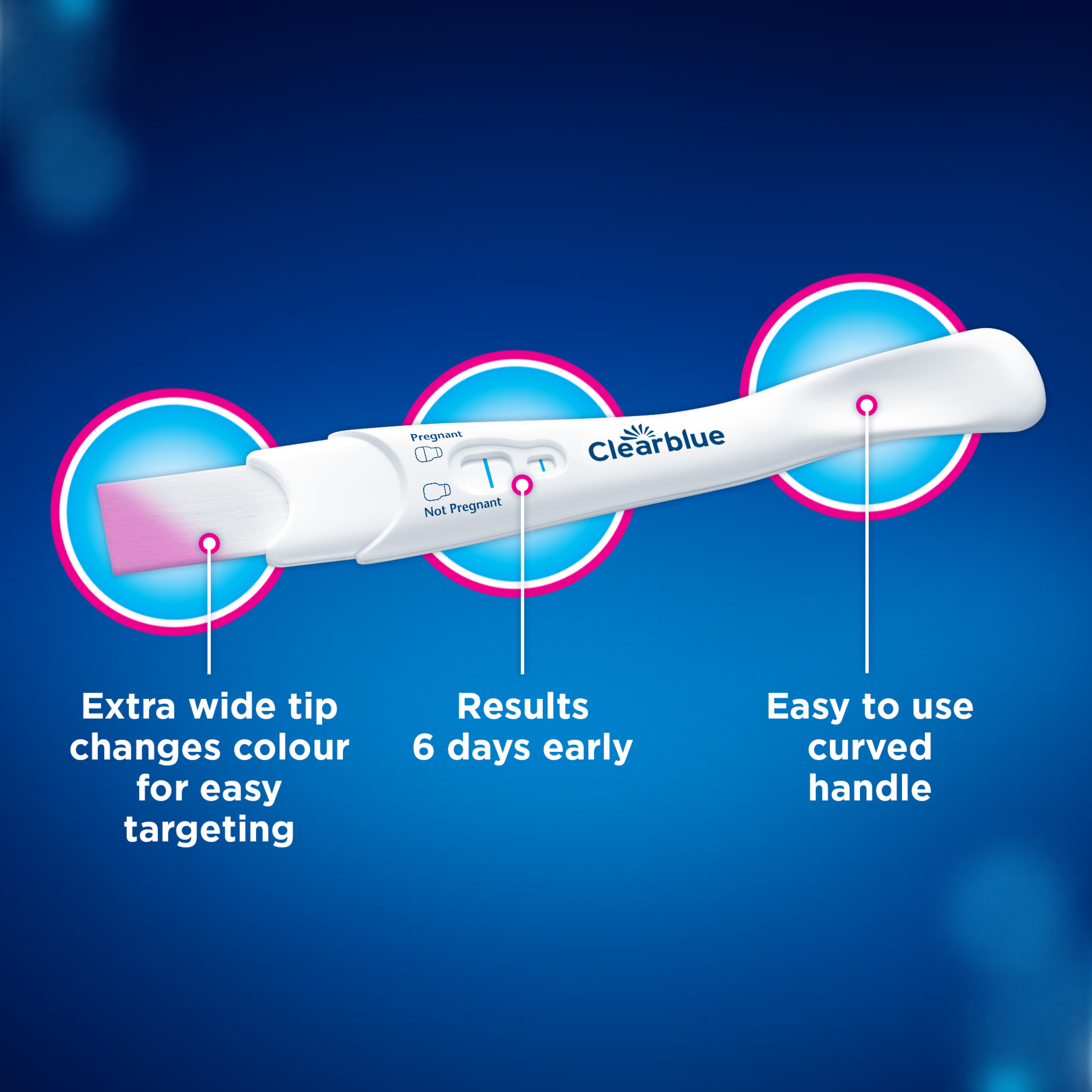 CLEARBLUE EARLY DETECTION PREGNANCY TEST 3 PACK - Image 5