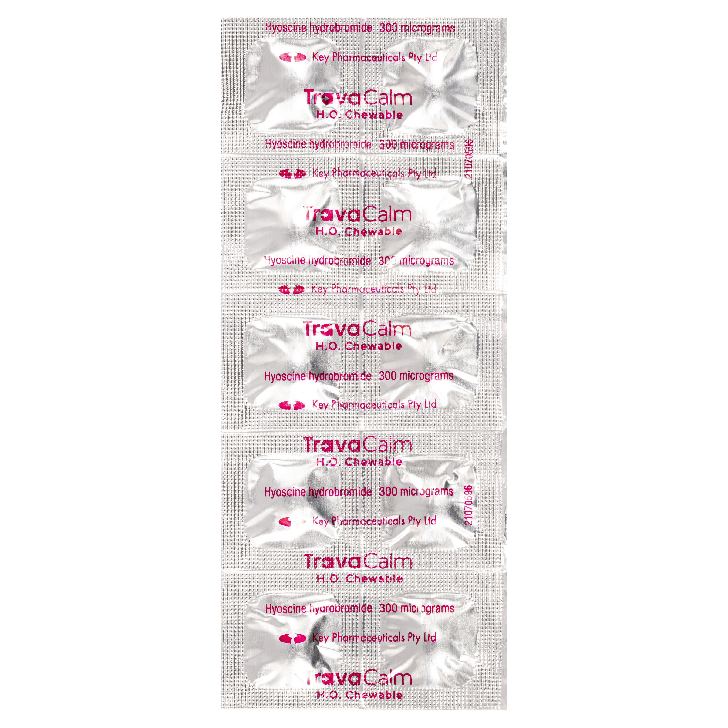 TRAVACALM H.O. STRAWBERRY 10 TABLETS - Image 8