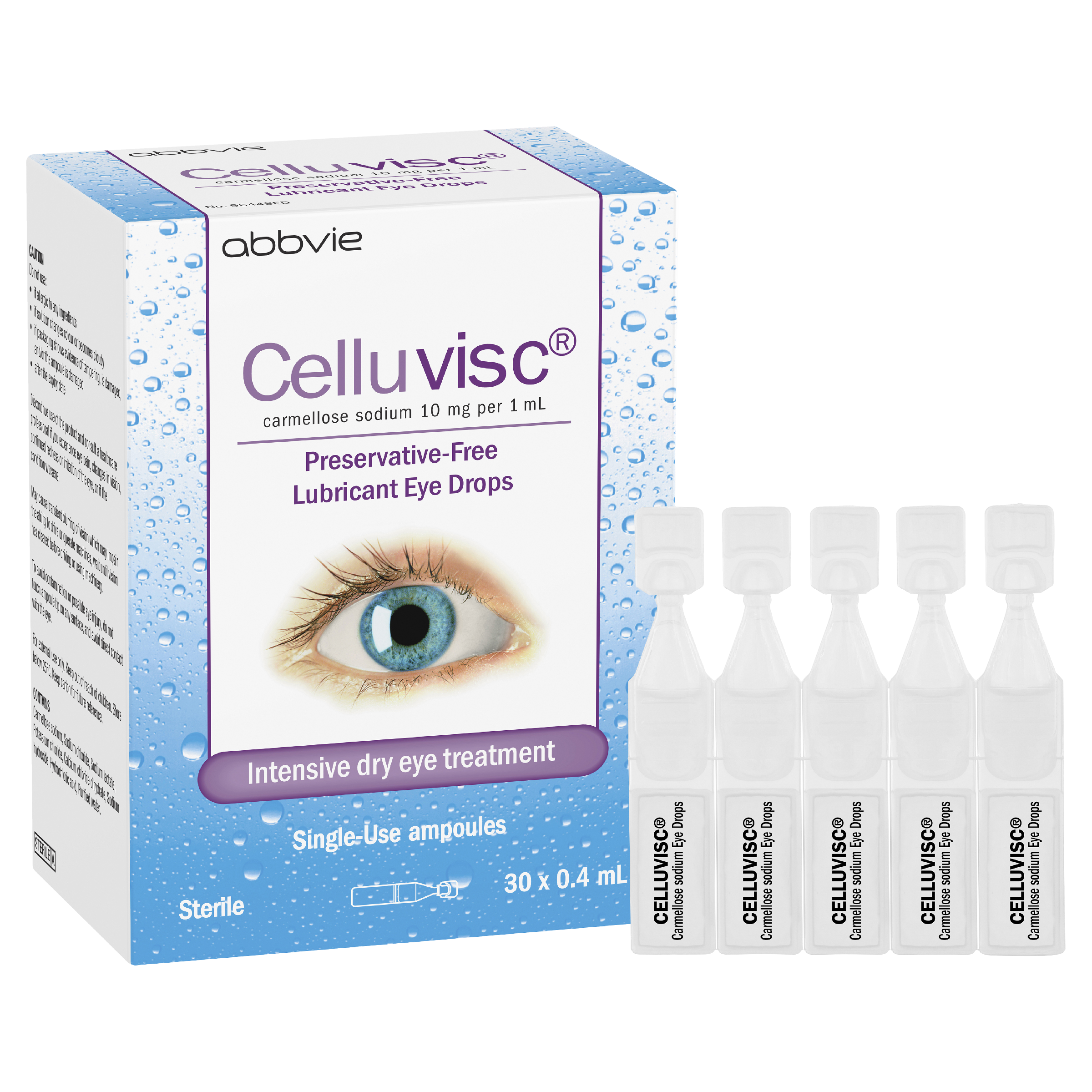 CELLUVISC LUBRICANT EYE DROPS 0.4ML 30 PACK - Image 8