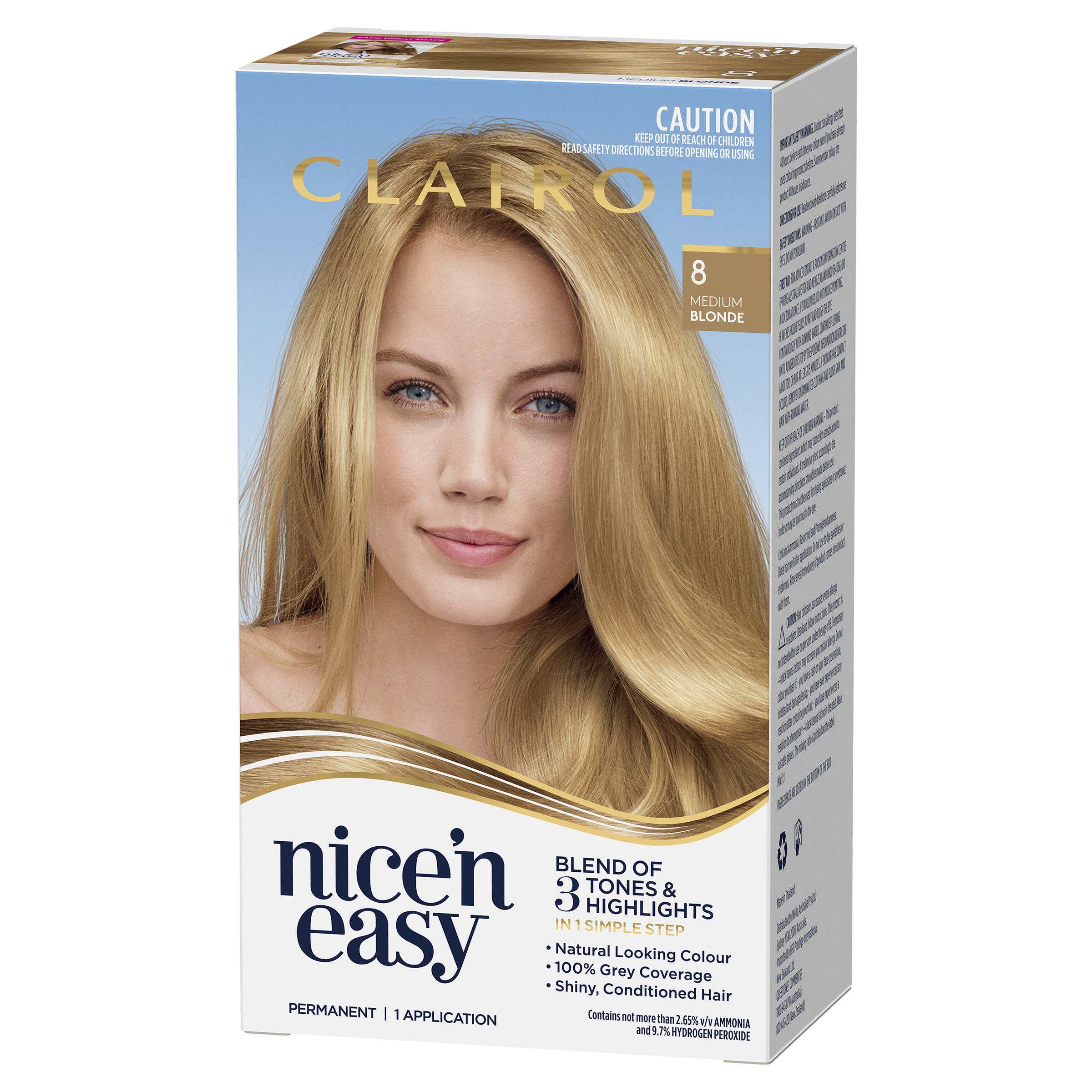 CLAIROL NICE N EASY 8 NATURAL MEDIUM BLONDE - Image 7