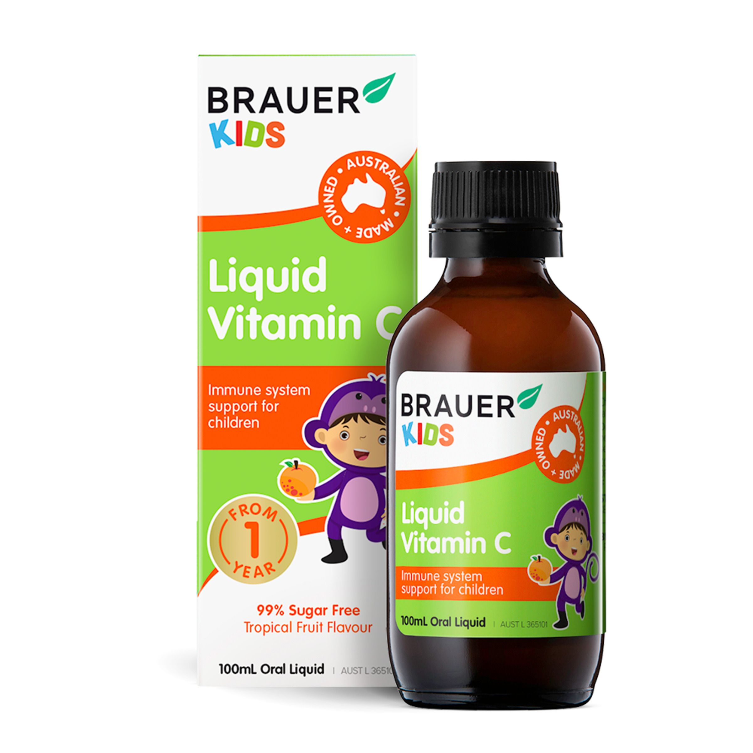 BRAUER BABY & KIDS VITAMIN C LIQUID 100ML - Image 2
