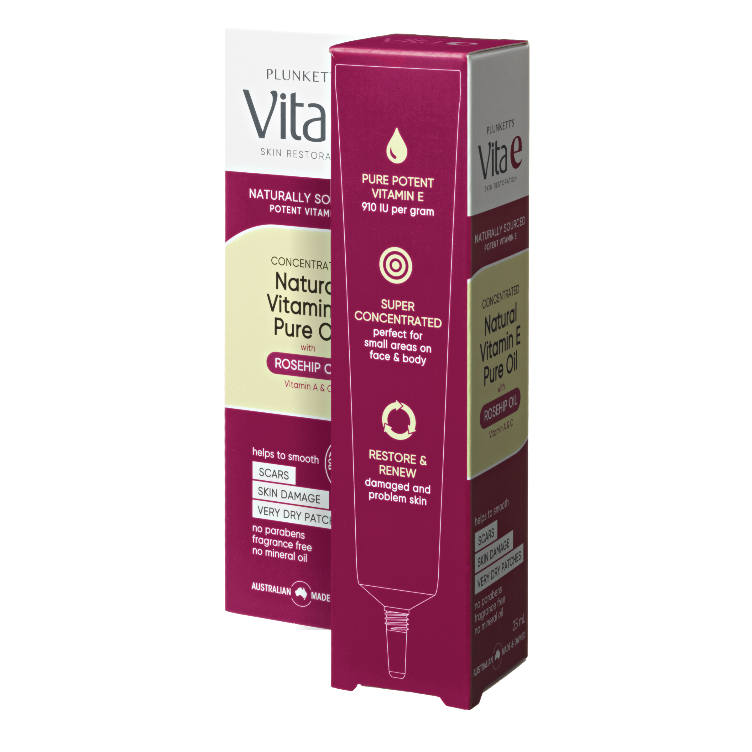 PLUNKETTS VITA E SUPER CONCENTRATED VITAMIN E OIL 25ML - Image 3