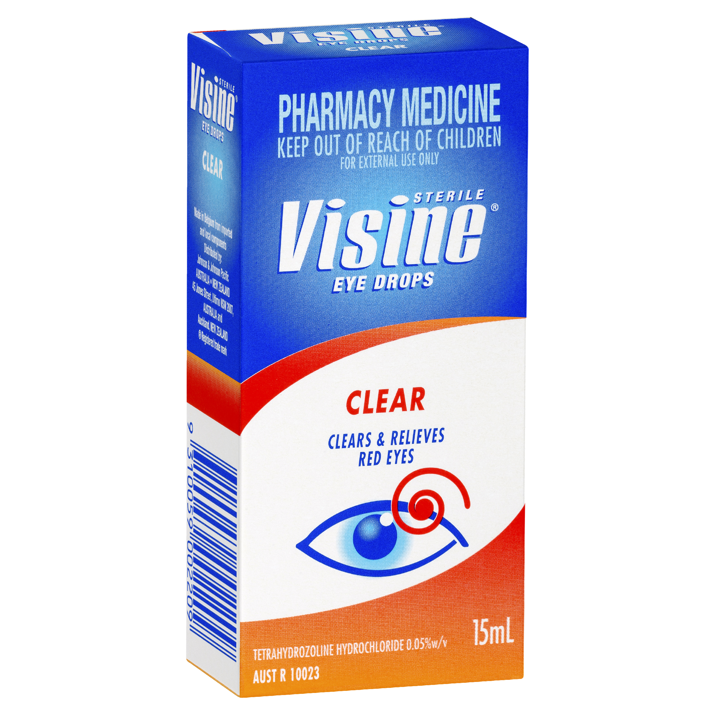 VISINE CLEAR EYE DROPS 15ML