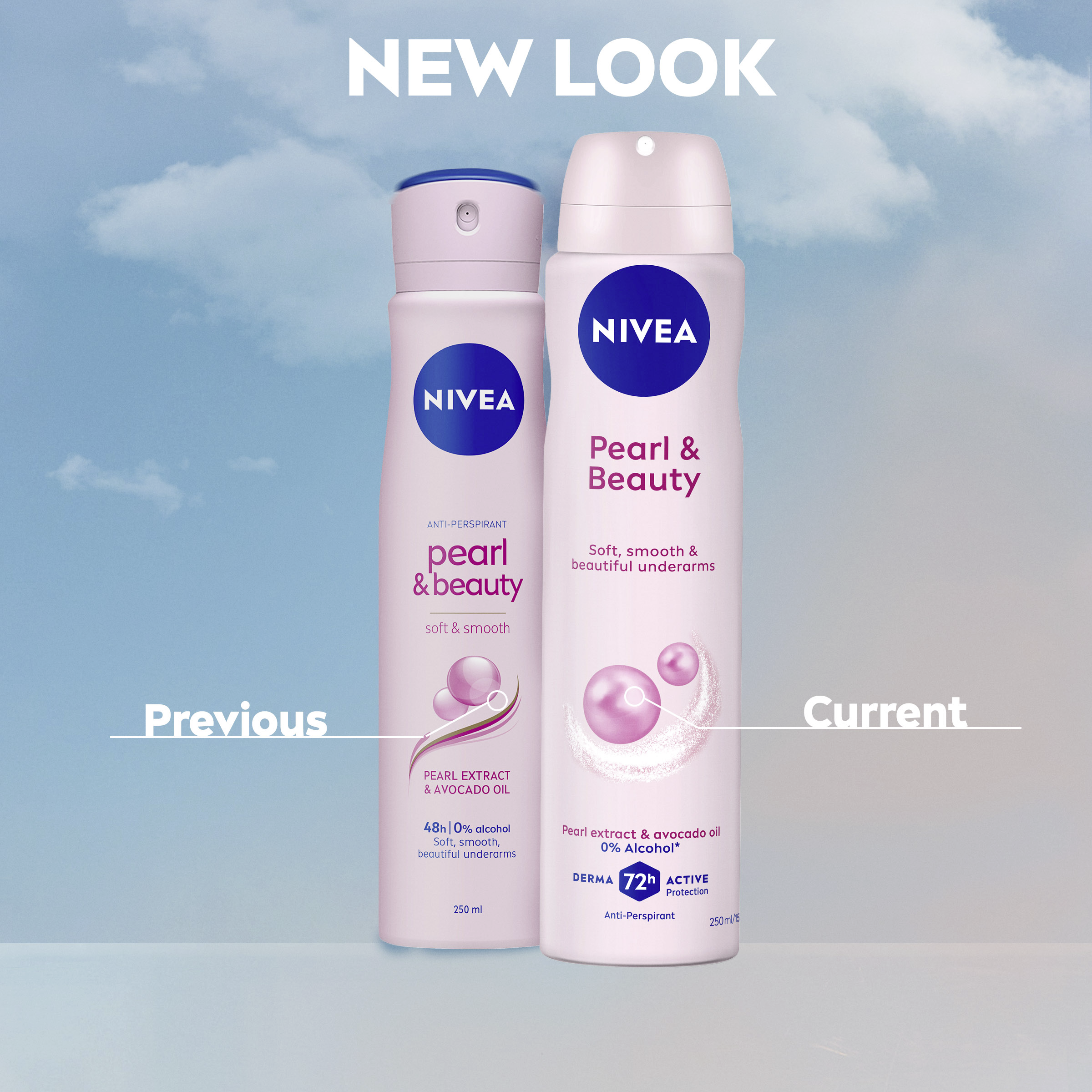 NIVEA WOMEN ANTIPERSPIRANT PEARL & BEAUTY 48H 250ML - Image 8