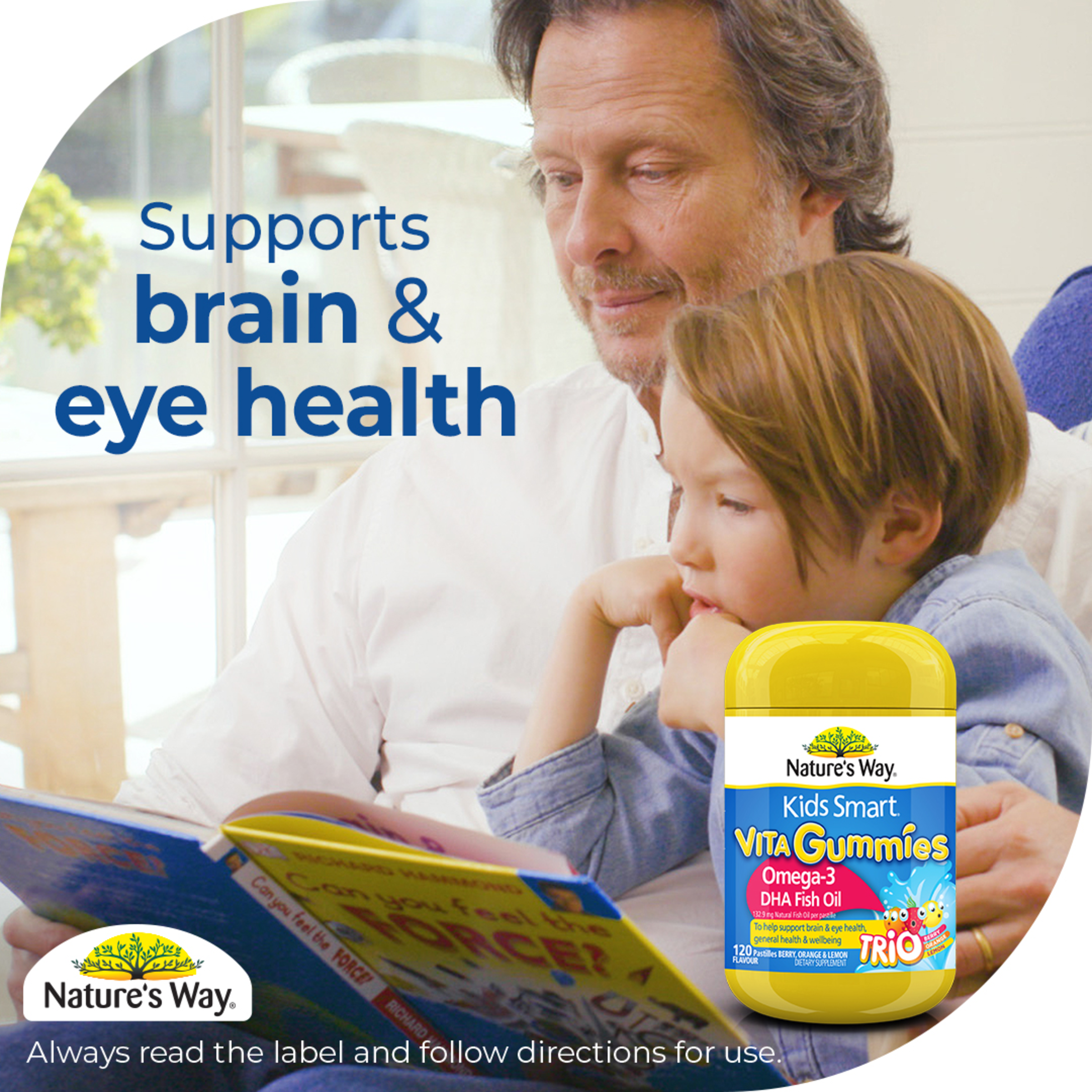 NATURES WAY KIDS SMART VITA GUMMIES OMEGA 120 - Image 3