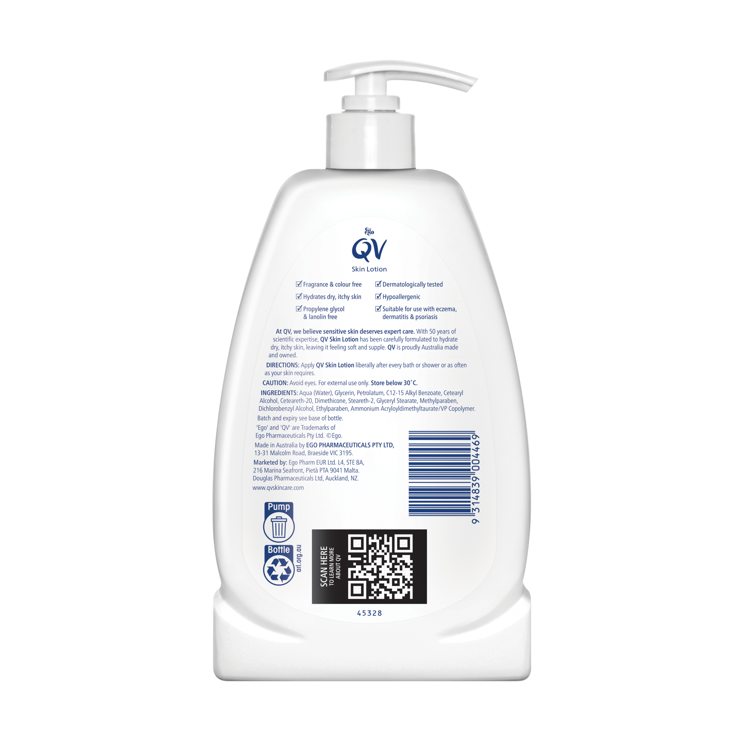 EGO QV SKIN LOTION 500ML - Image 2