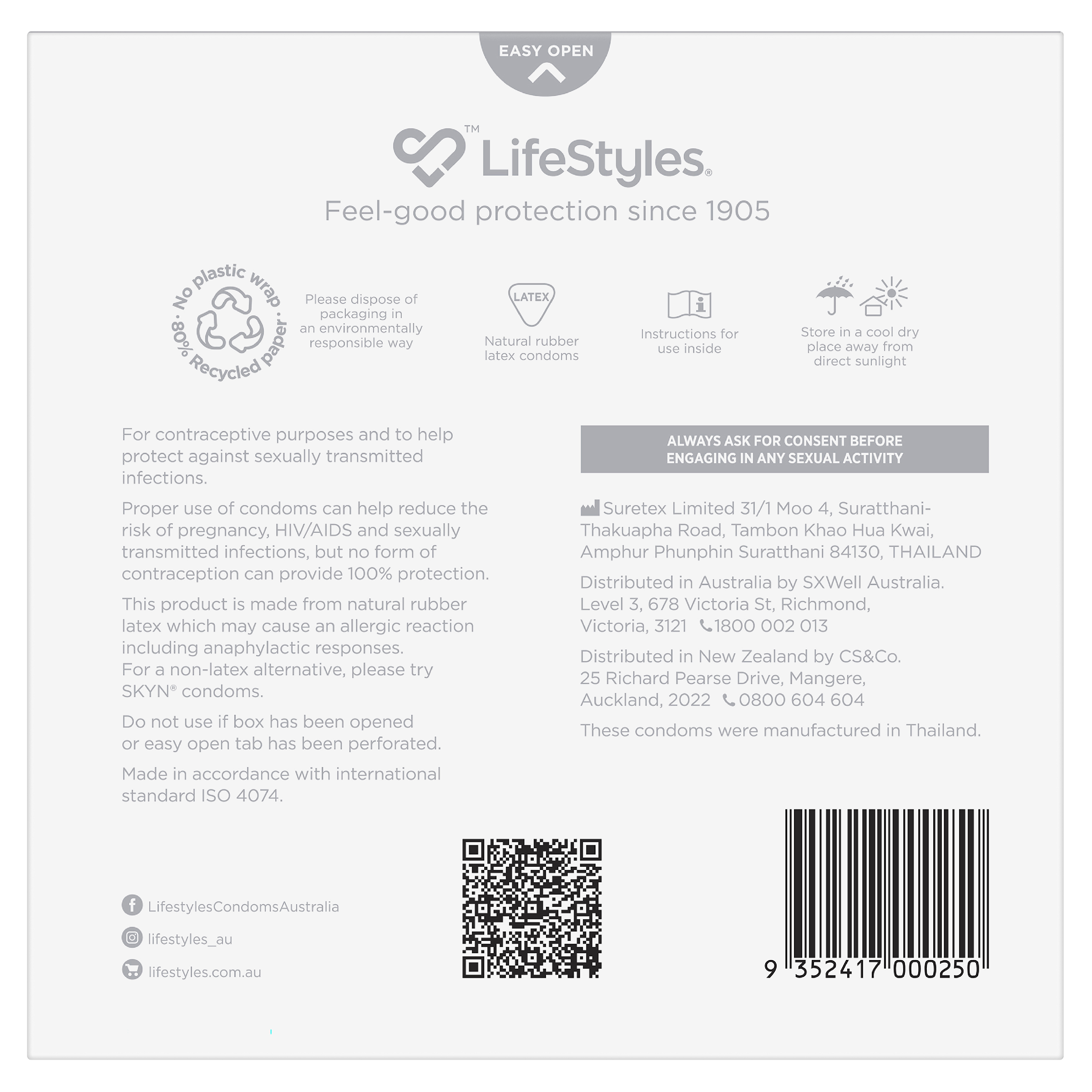 LIFESTYLES ZERO CONDOMS 40 PACK - Image 4