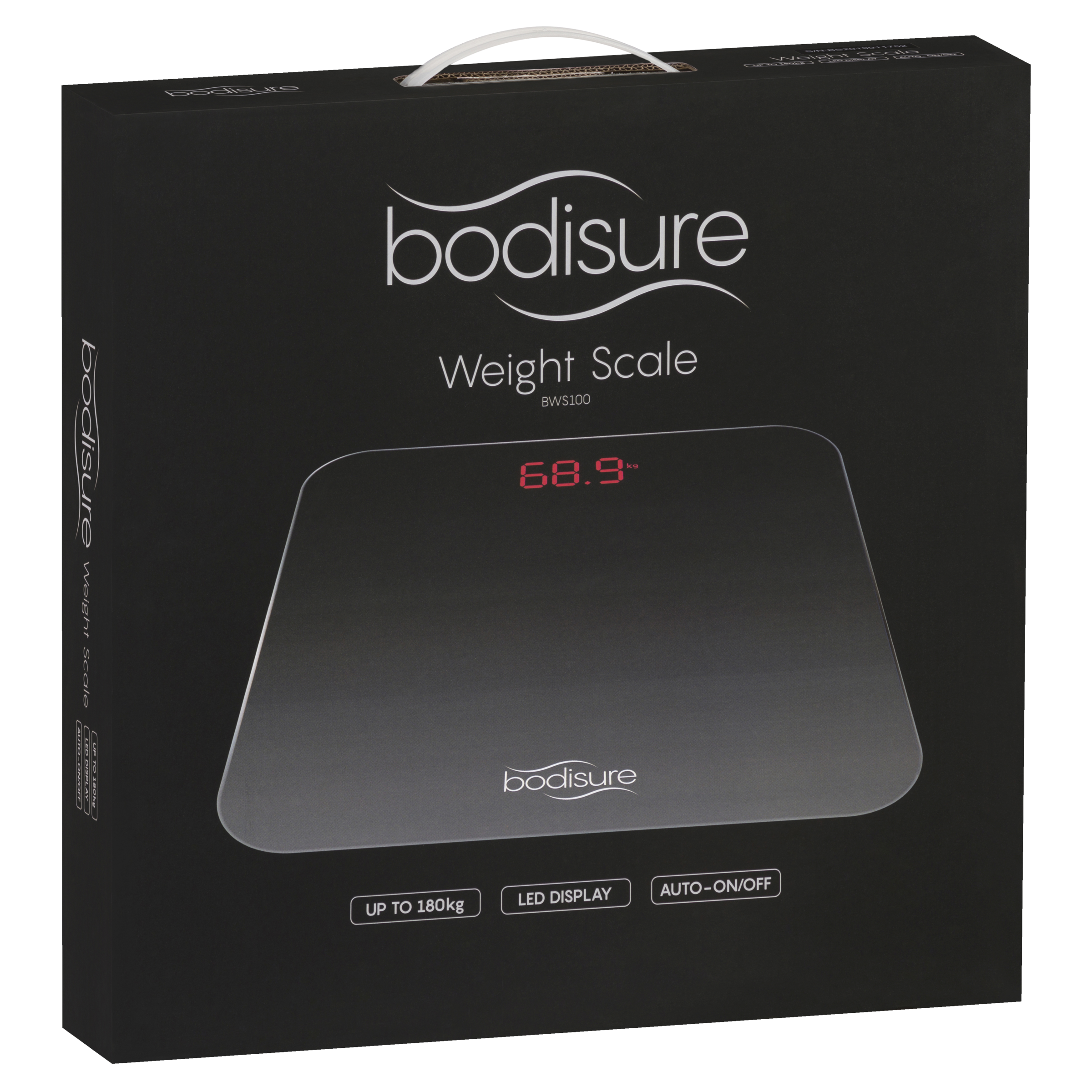 BODISURE WEIGHT SCALE BWS100 BLACK