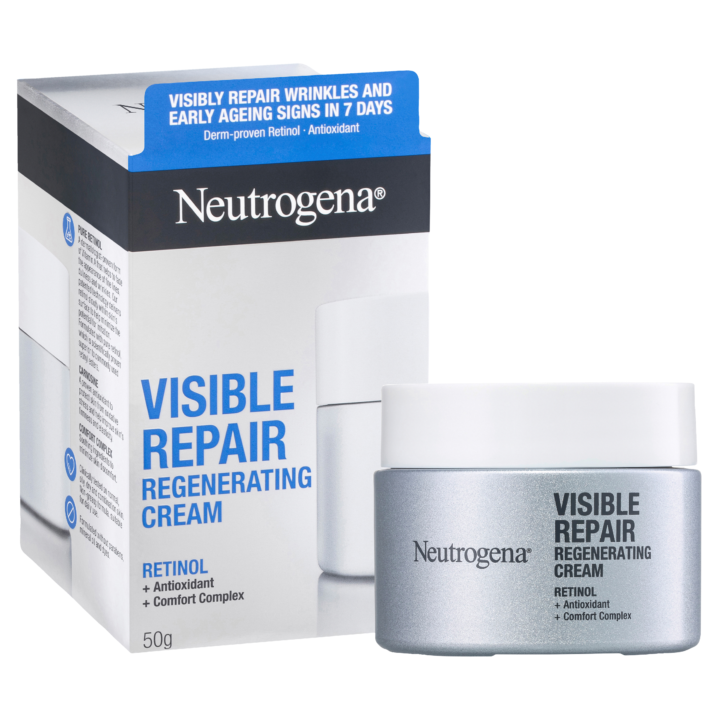 NEUTROGENA VISIBLE REPAIR REGENERATING CREAM 50G