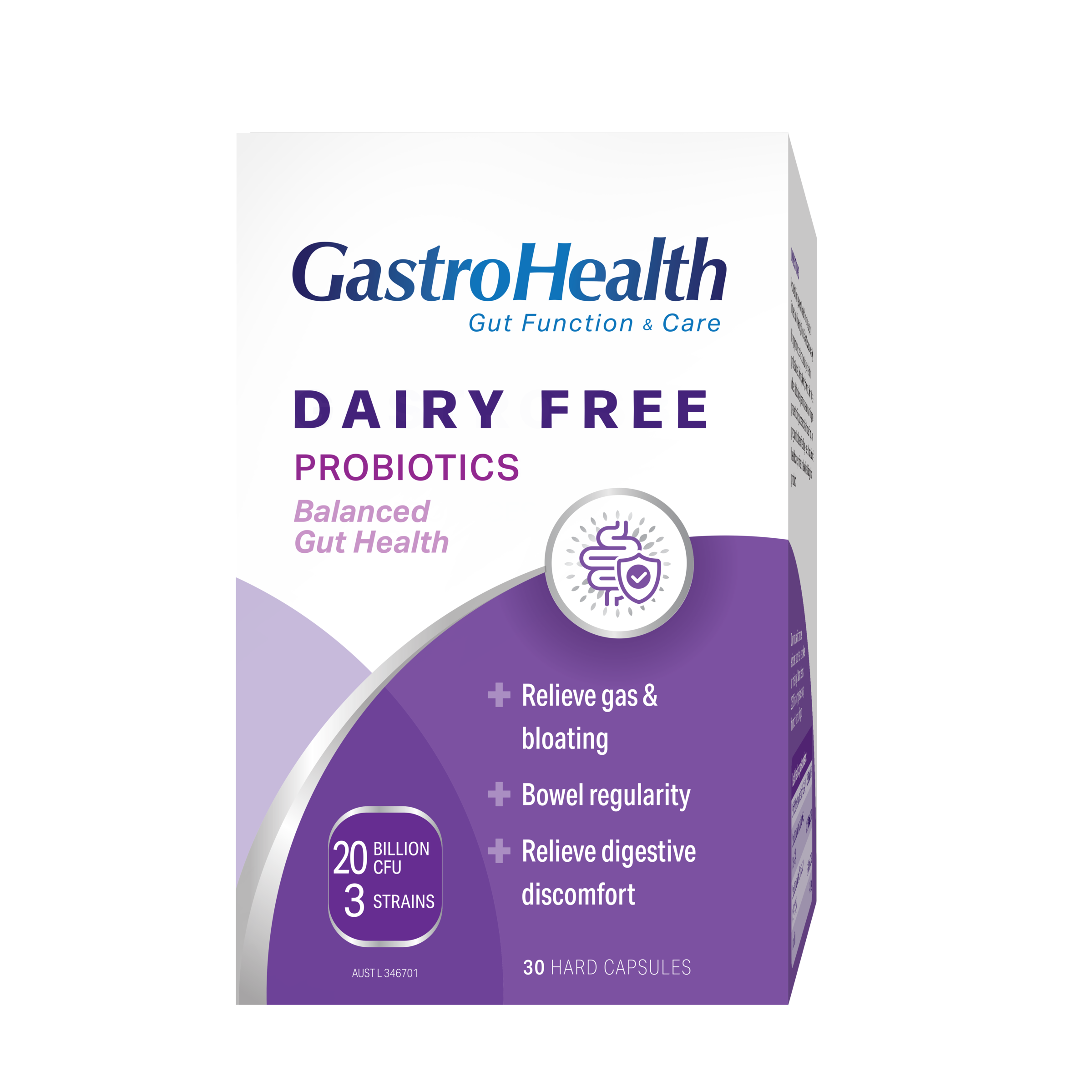 NATUROPATHICA GASTROHEALTH PROBIOTIC DAIRY FREE 20BIL 30 CAPSULES