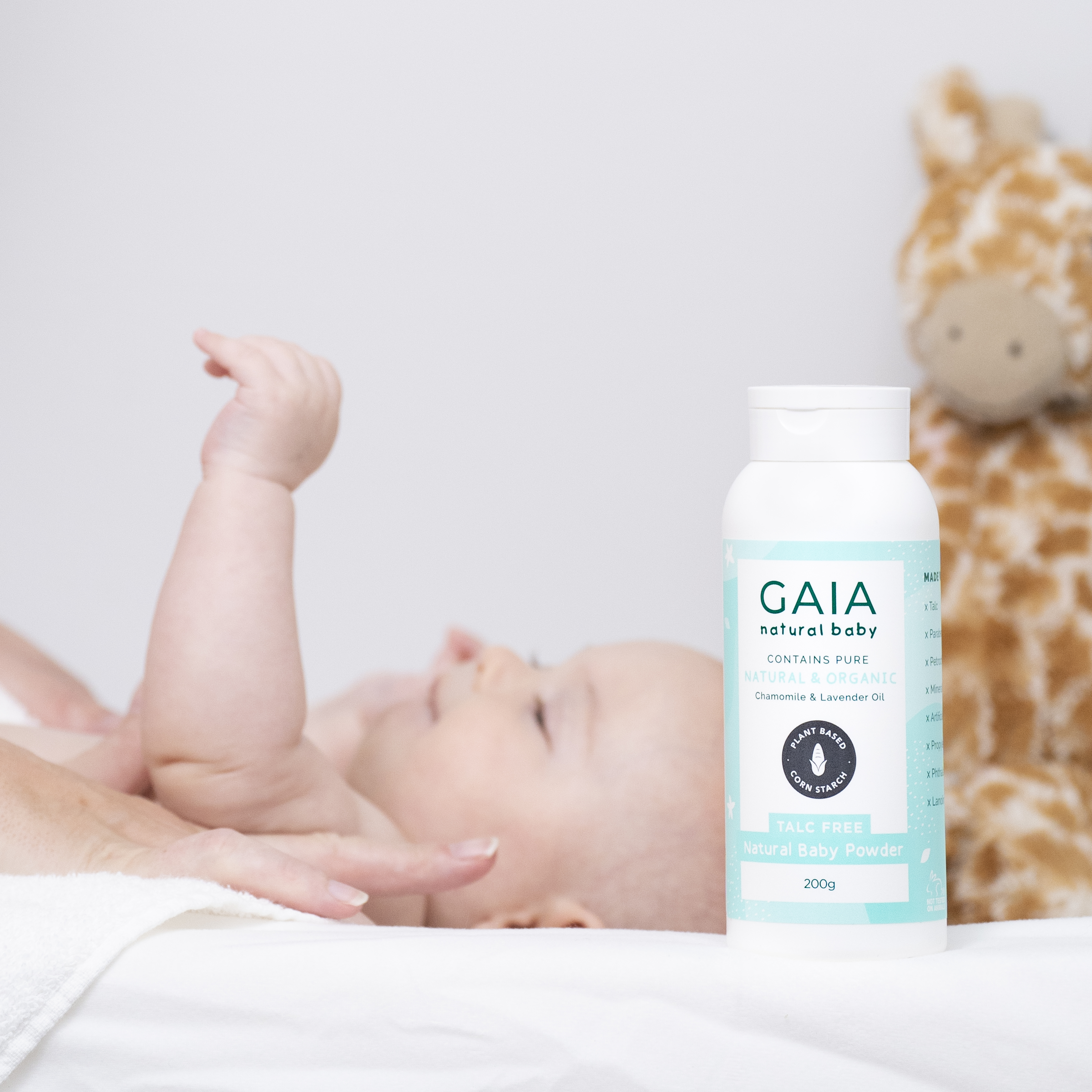 GAIA NATURALS BABY POWDER 200G - Image 3