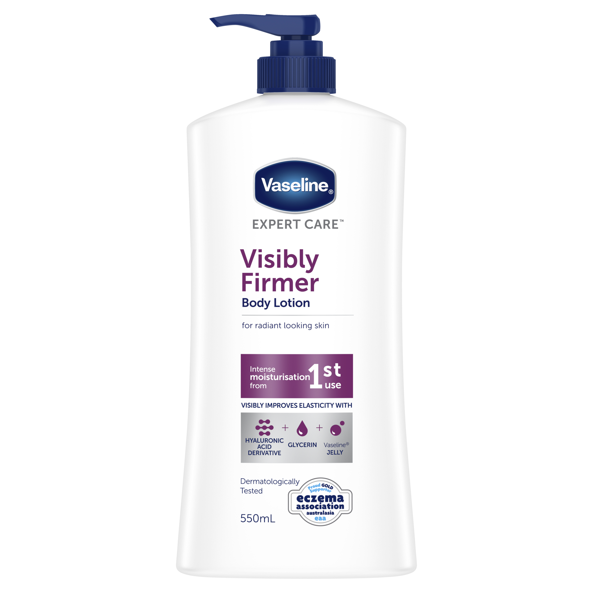 VASELINE EXPERT CARE VISIBLY FIRMER BODY LOTION 550ML
