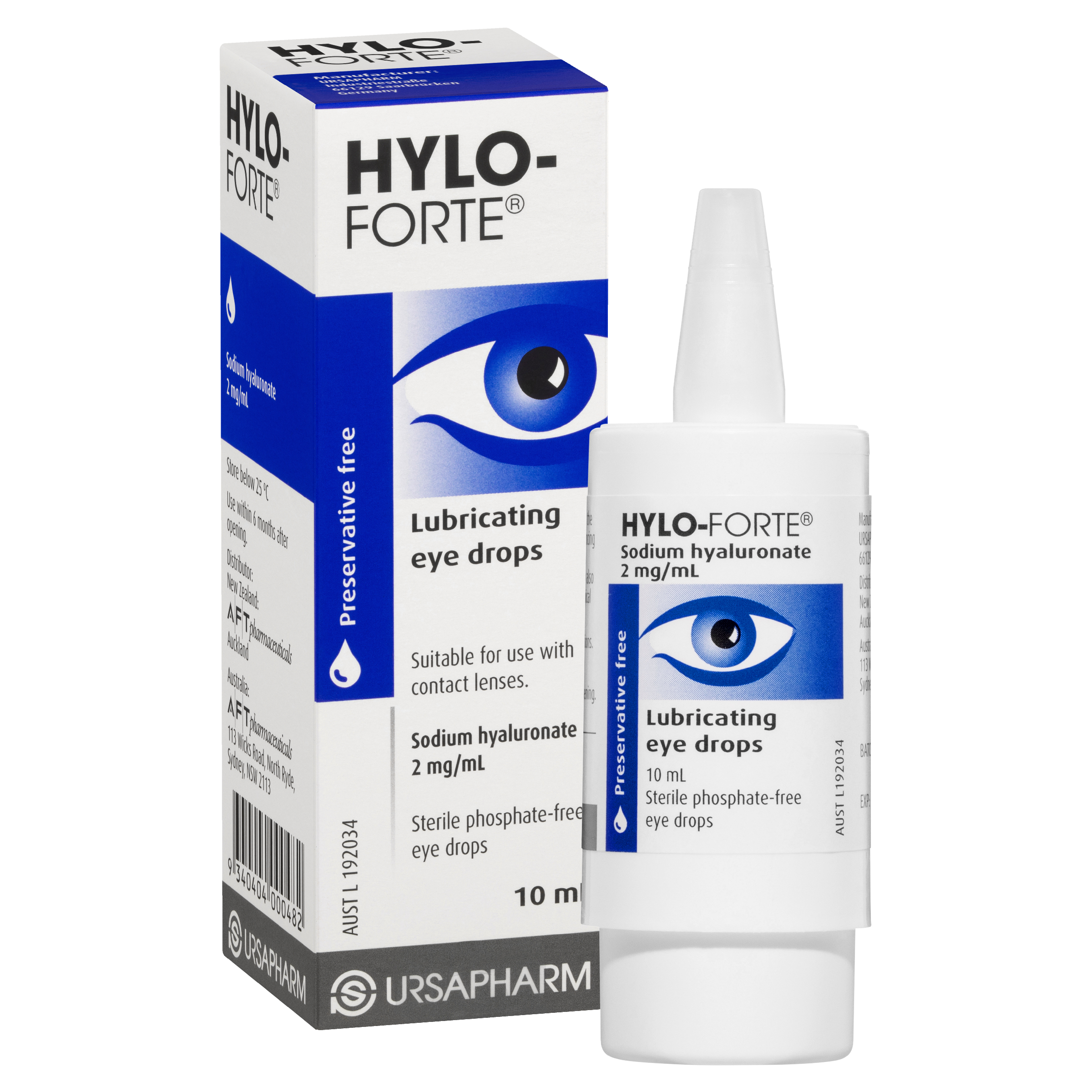 HYLO FORTE LUBRICANT EYE DROPS 10ML - Image 10