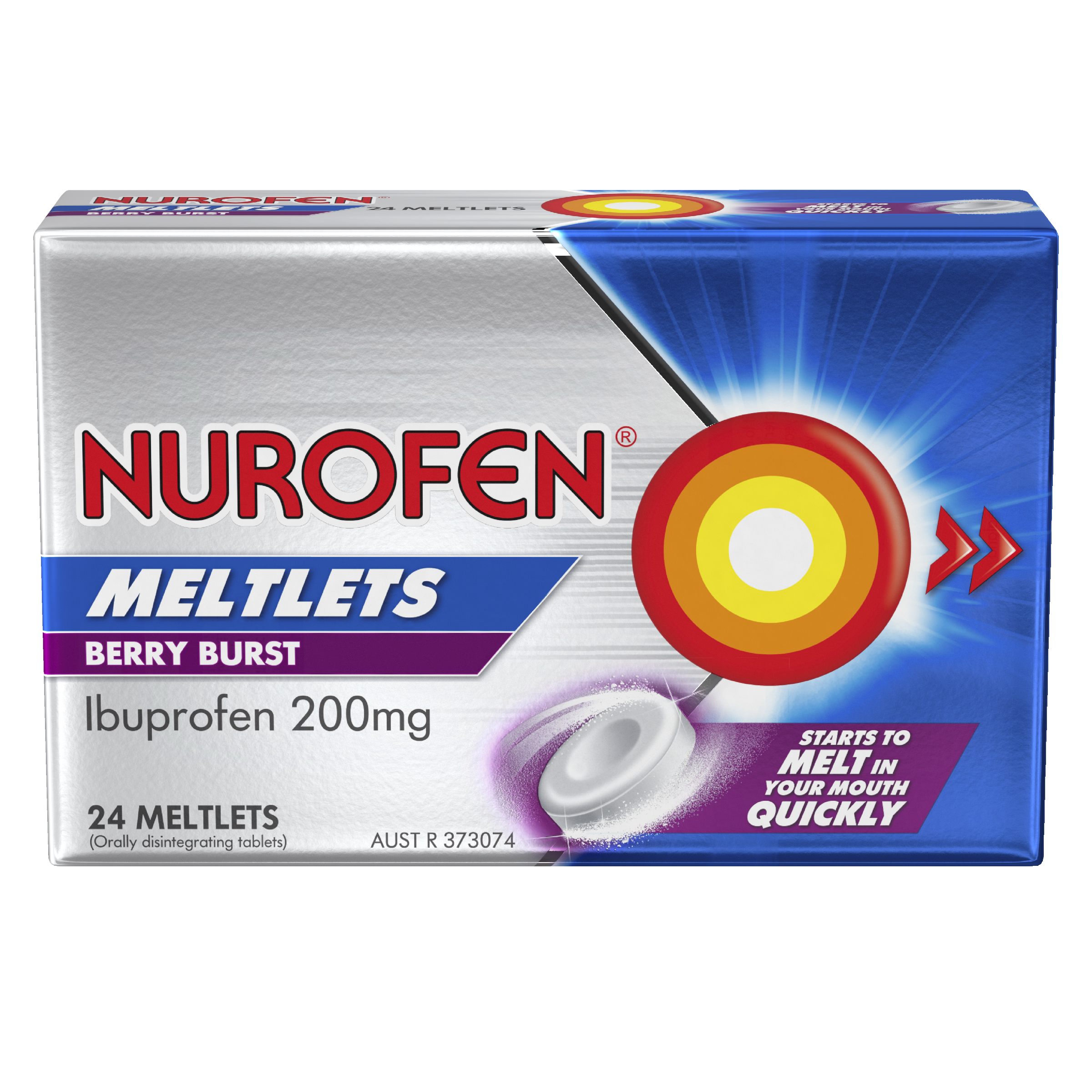 NUROFEN BERRY BURST 200MG 24 MELTLETS - Image 8