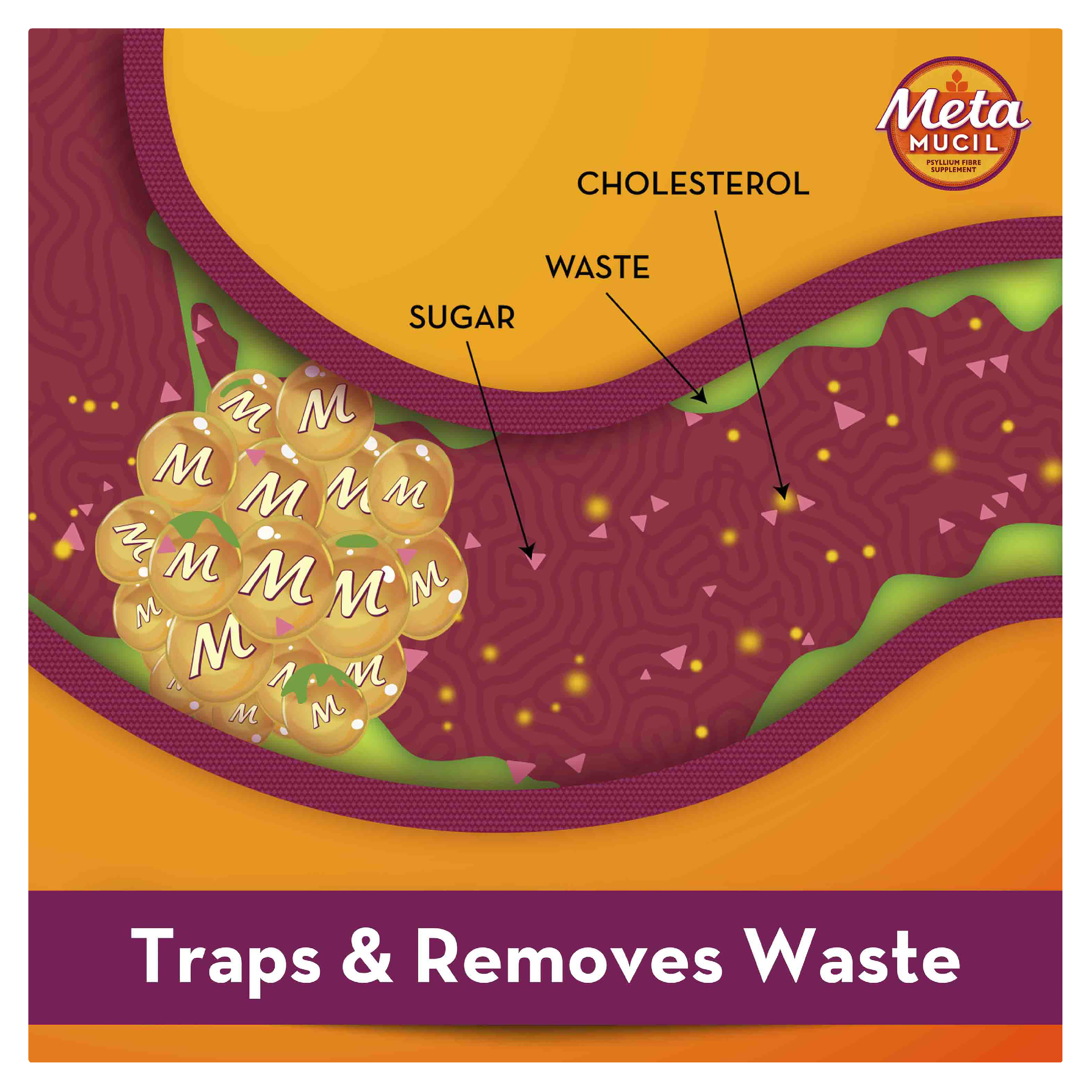 METAMUCIL ORANGE GRANULAR 528G 48 DOSES - Image 6