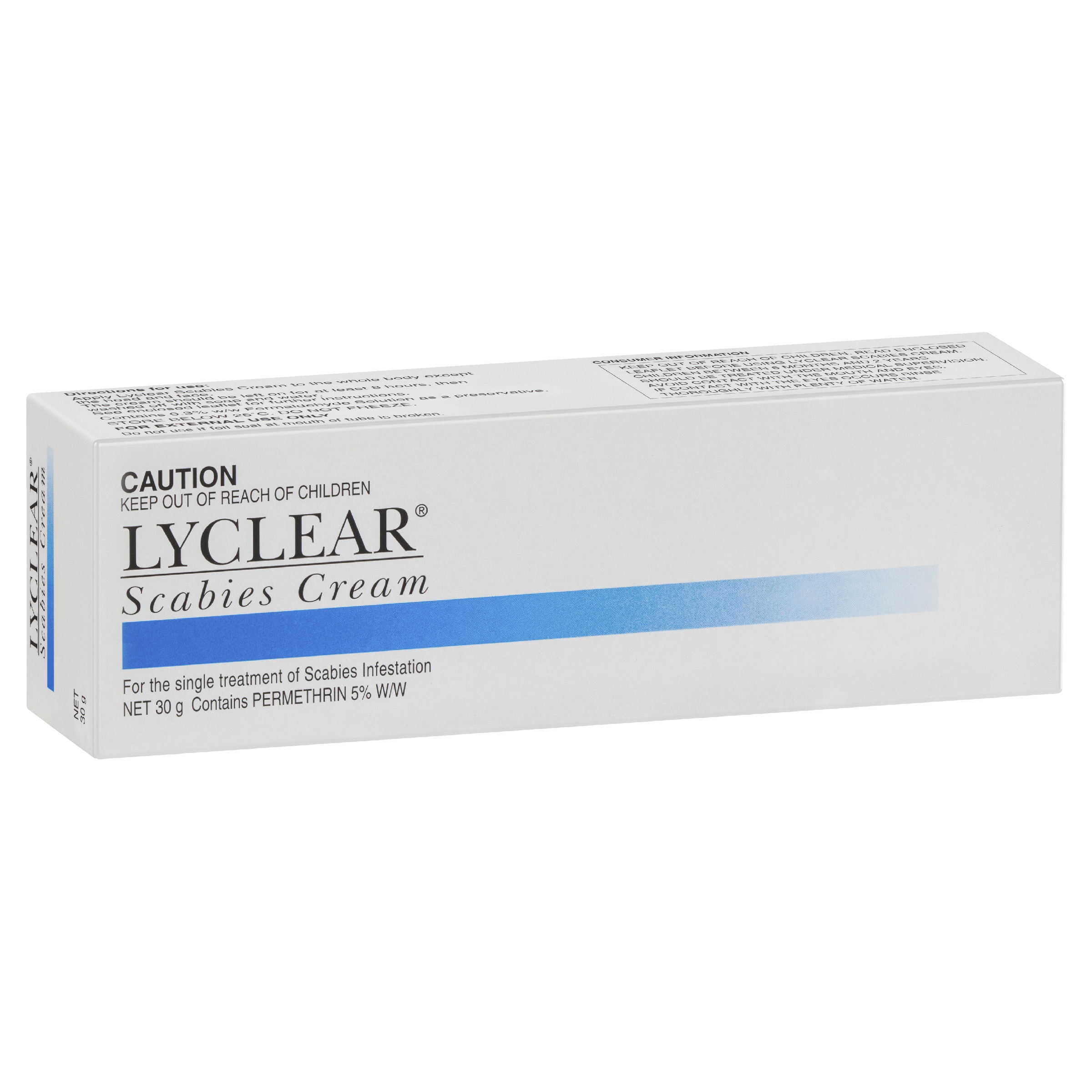 LYCLEAR SCABIES CREAM 30G