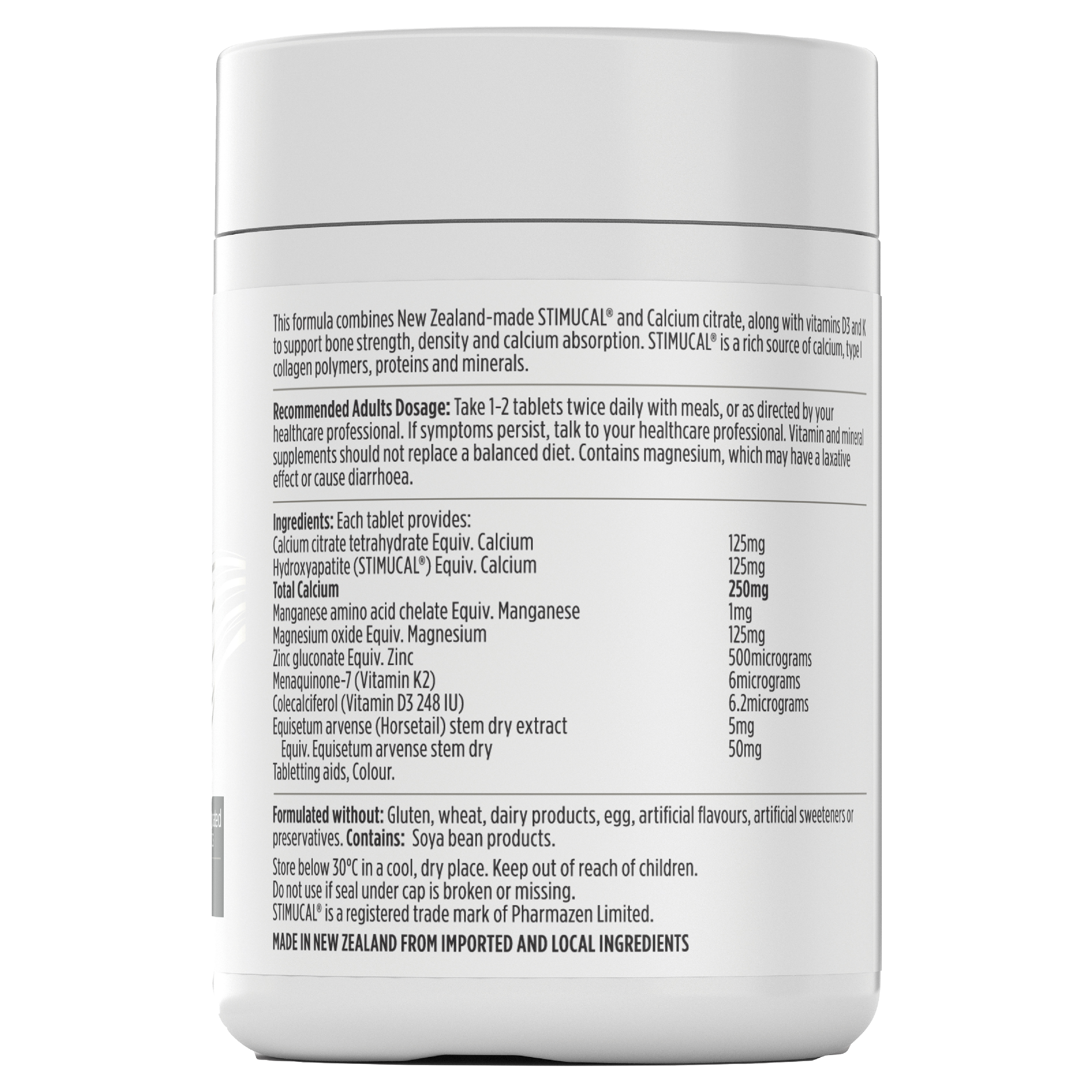 NUTRALIFE SUPER CALCIUM COMPLETE 120 TABLETS - Image 2