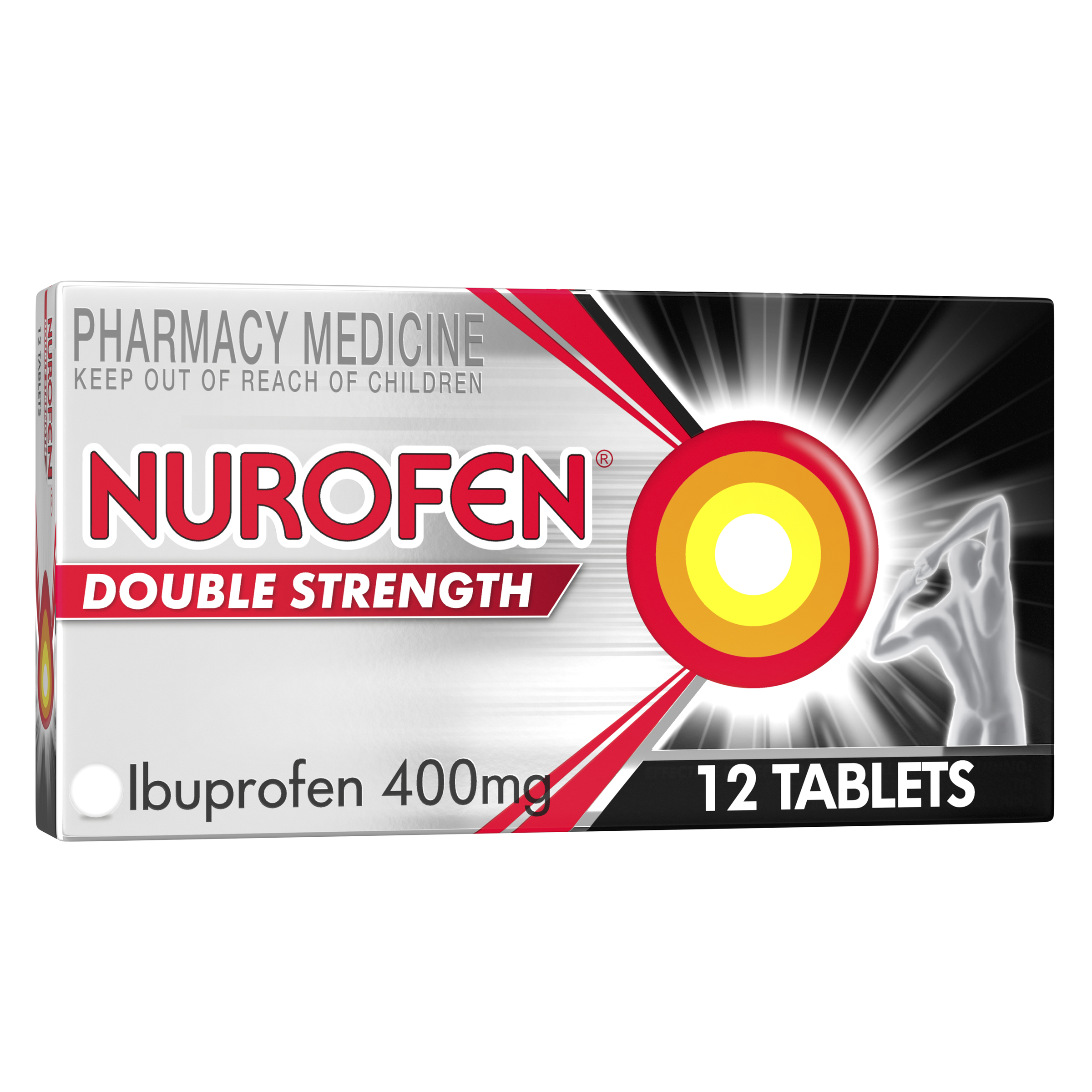 NUROFEN DOUBLE STRENGTH 400MG 12 TABLETS - Image 3
