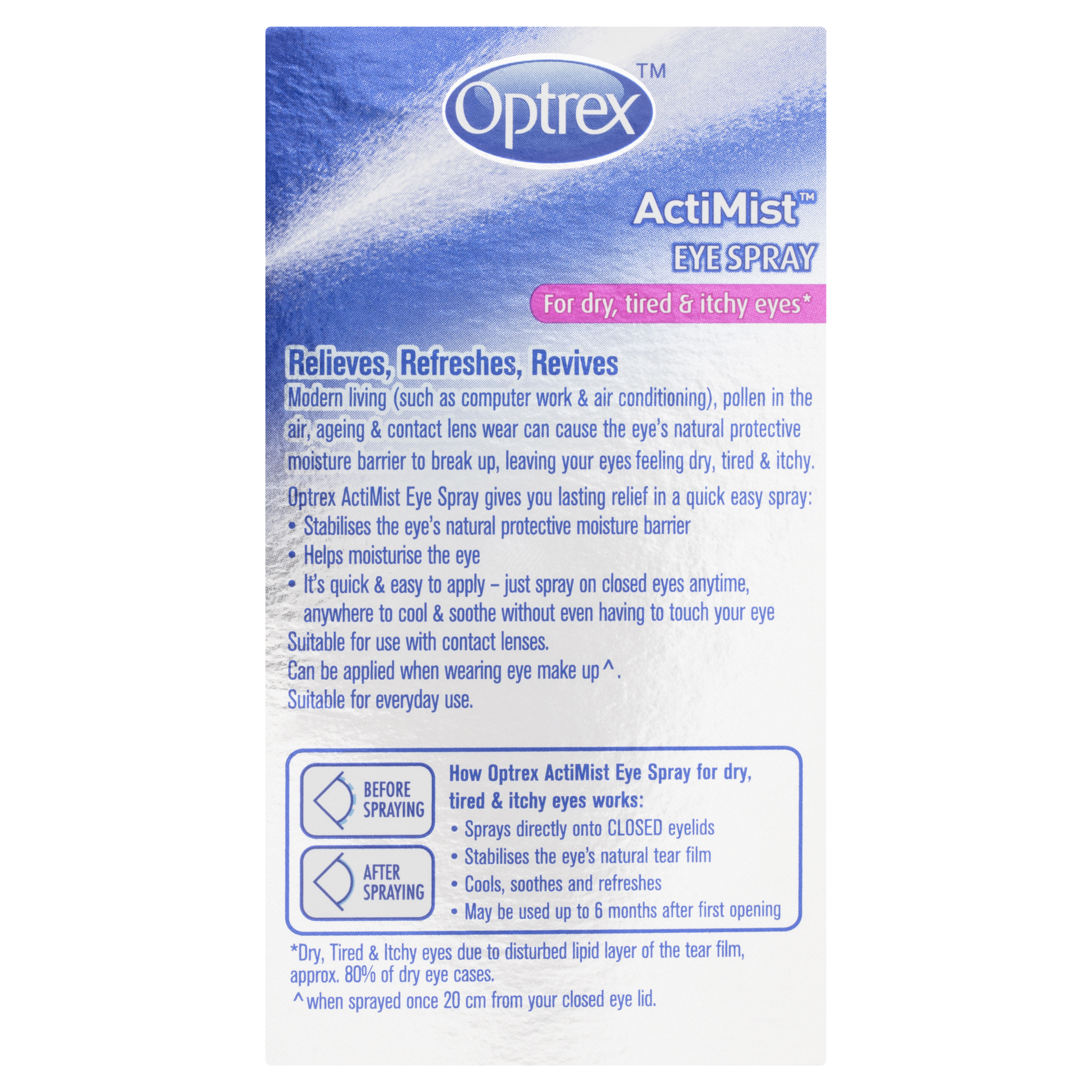 OPTREX ACTIMIST DRY EYE SPRAY 10ML - Image 2