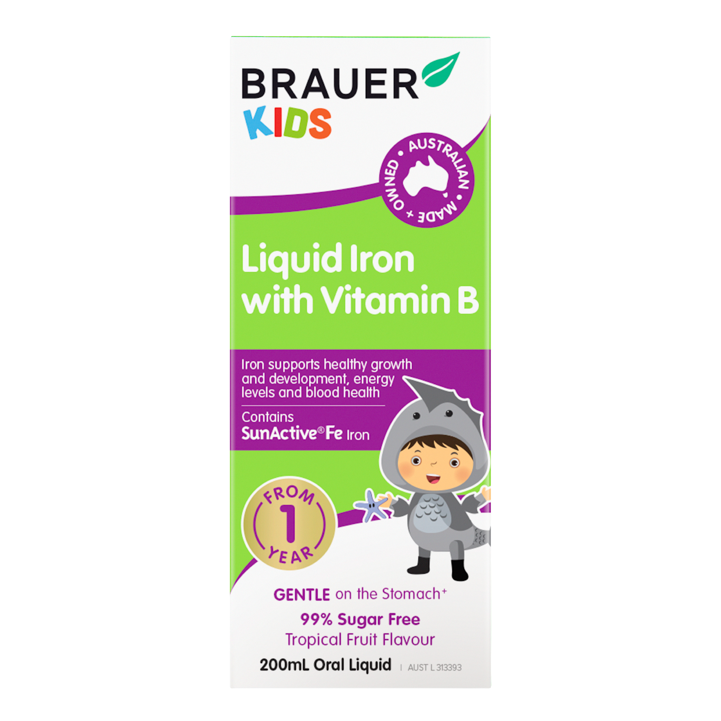 BRAUER KIDS IRON WITH VITAMIN B LIQUID 200ML - Image 5