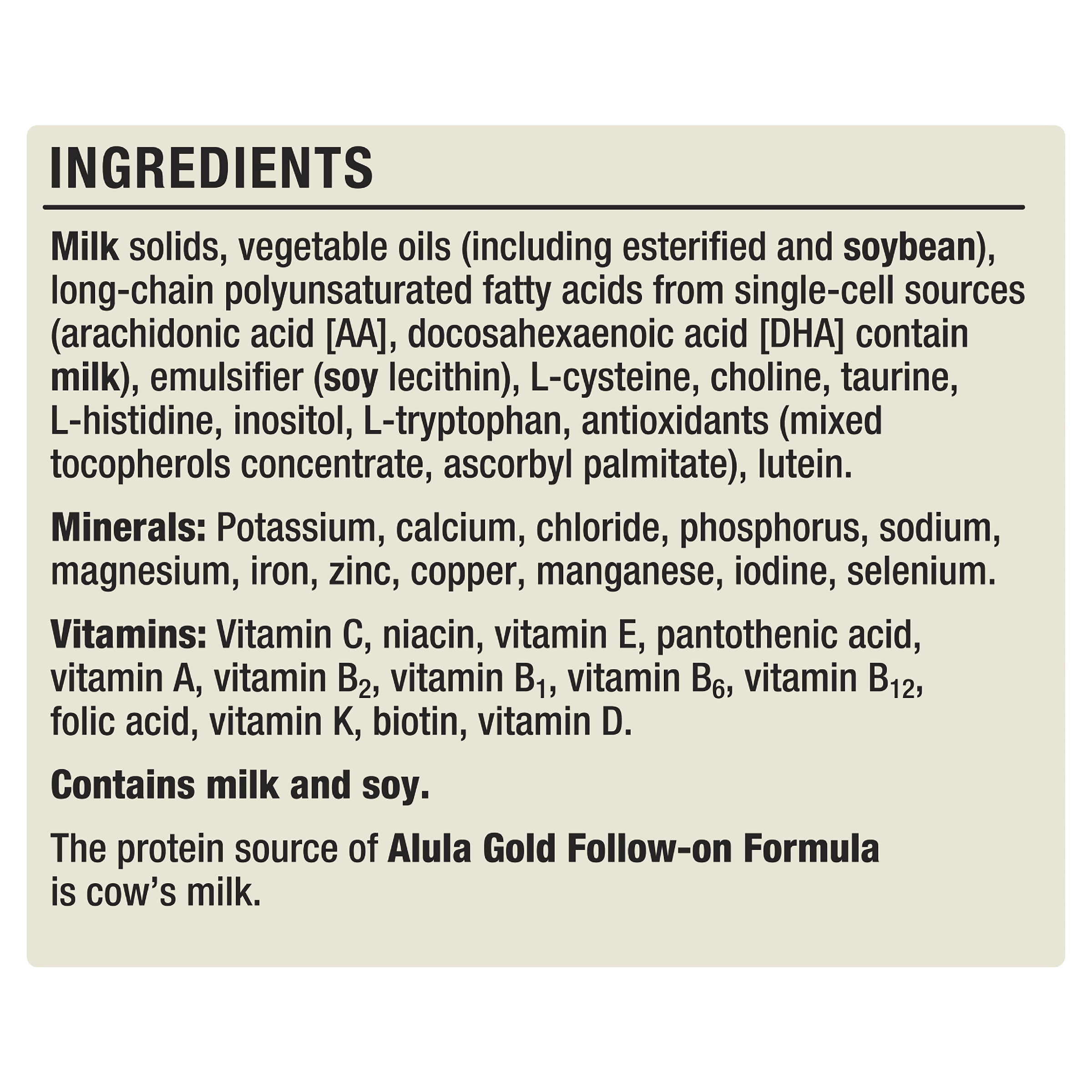 S26 ALULA GOLD FOLLOW ON FORMULA STAGE 2 900G - Image 5