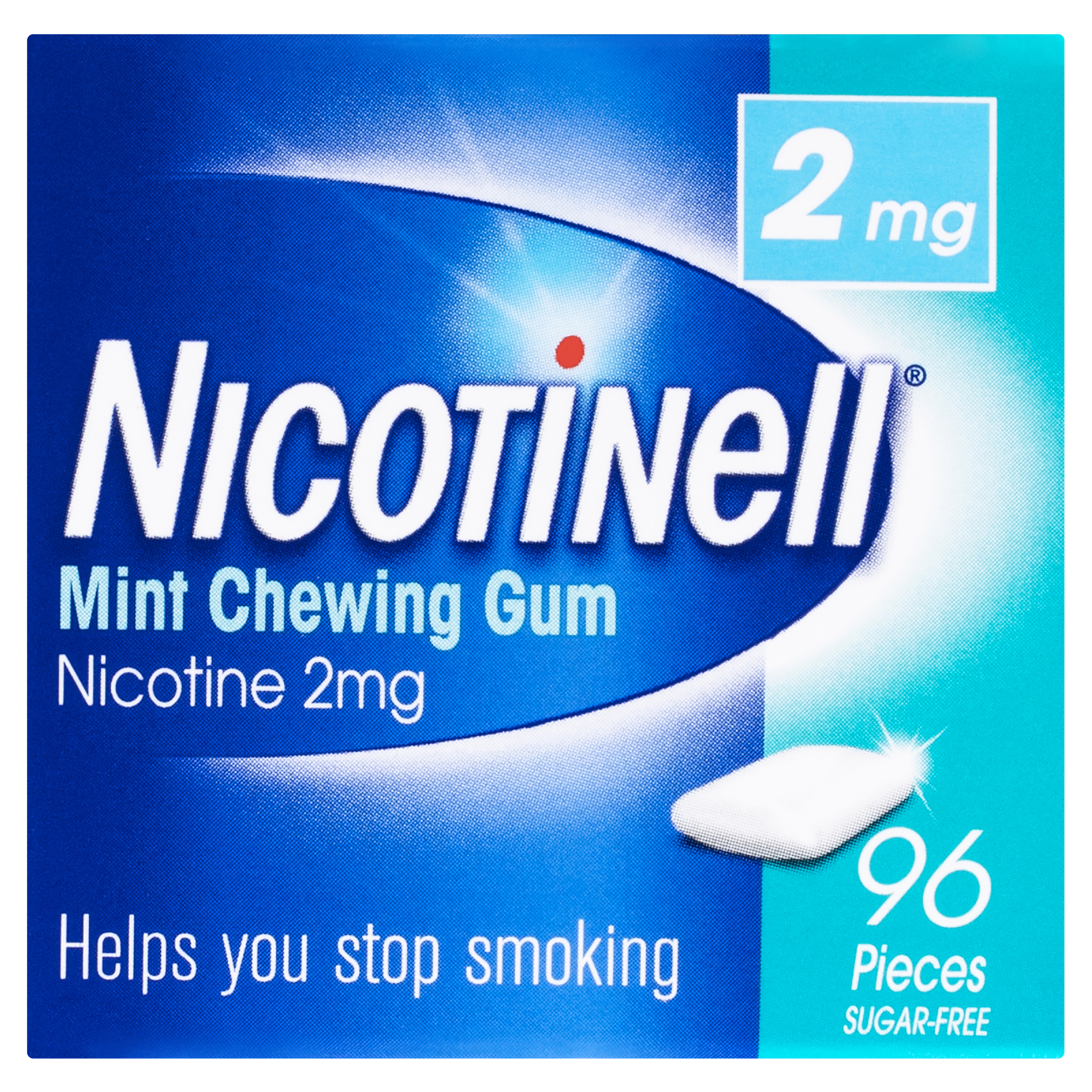 NICOTINELL MINT 2MG GUM 96 PACK - Image 5
