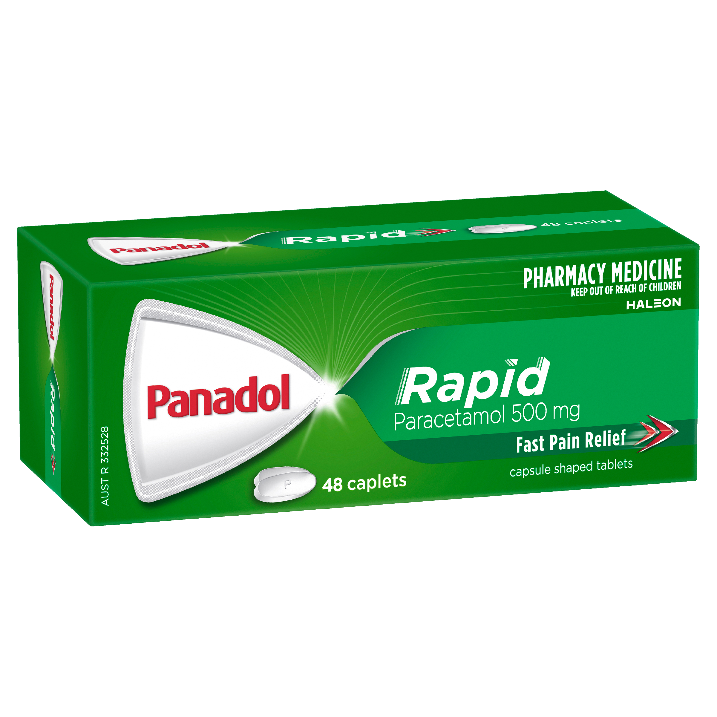 PANADOL RAPID 500MG 48 CAPLETS