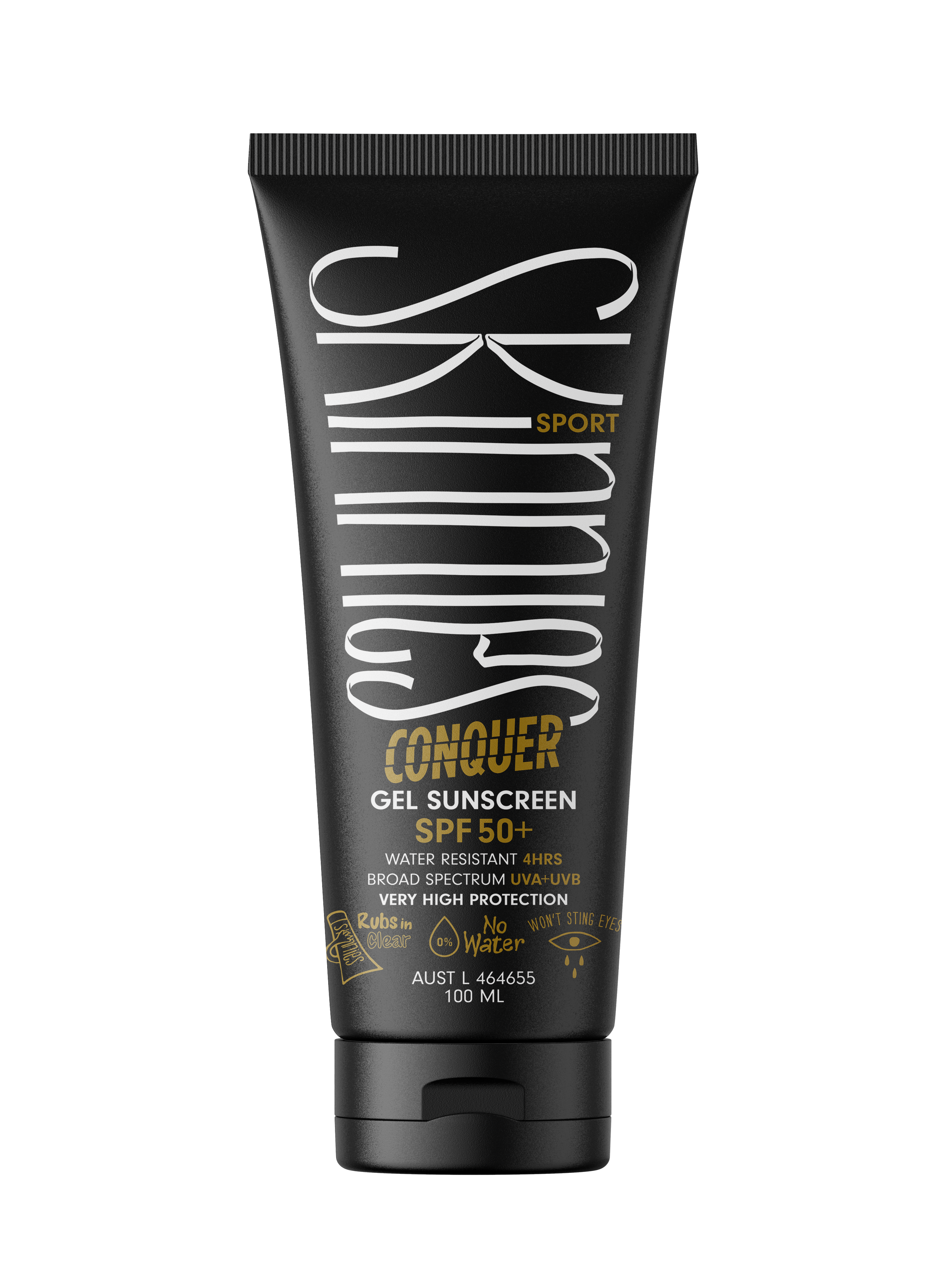 SKINNIES CONQUER GEL SUNSCREEN SPF50+ 100ML