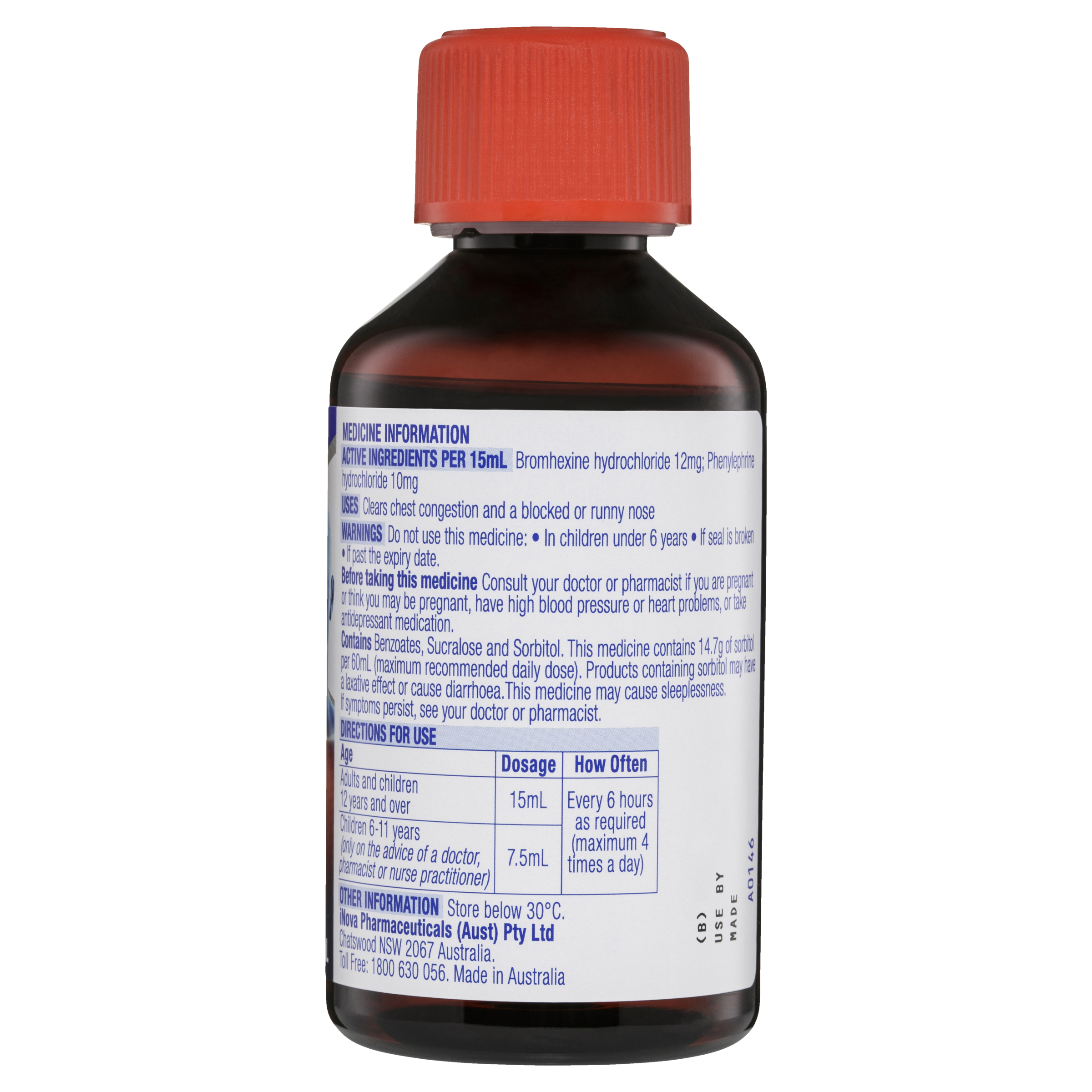 DURO-TUSS PE CHESTY PLUS DECONGESTANT LIQUID 200ML - Image 4
