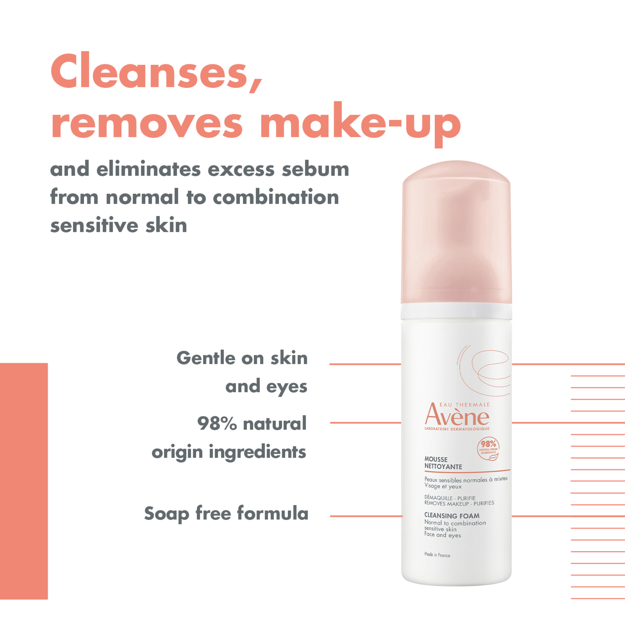 AVENE CLEANSING FOAM 150ML - Image 4