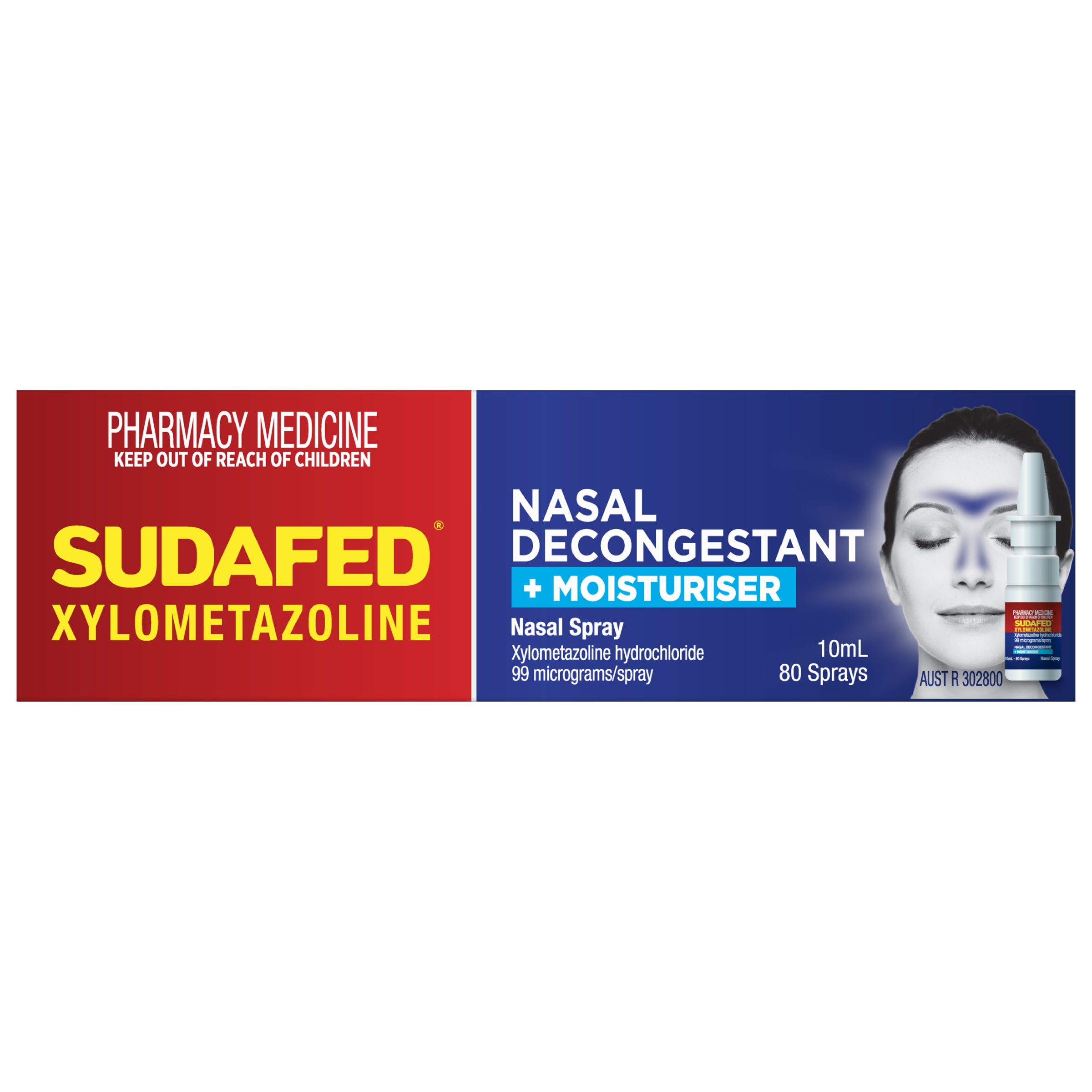 SUDAFED XYLO NASAL DECONGESTANT SPRAY 10ML - Image 2