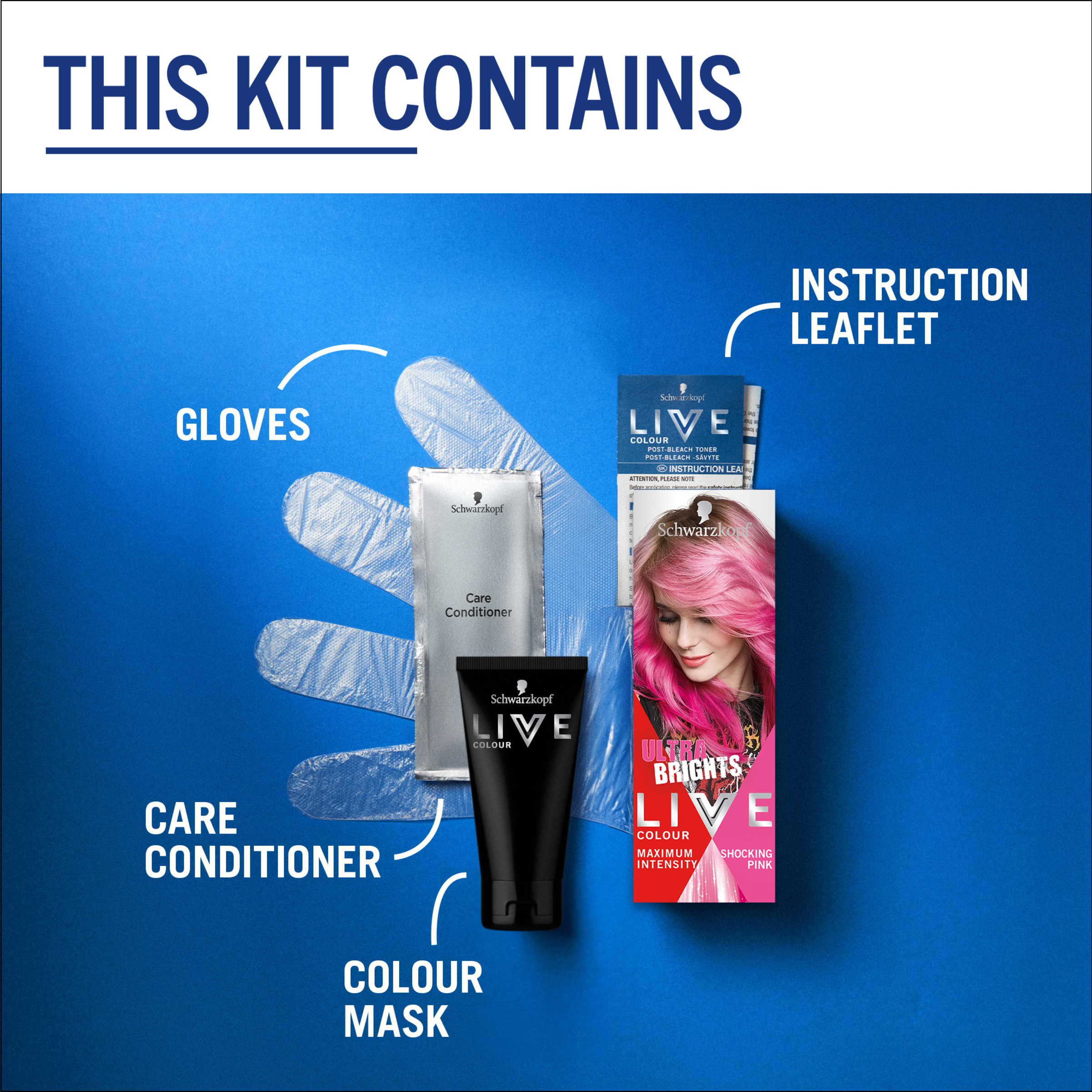 SCHWARZKOPF LIVE COLOUR SHOCKING PINK 75ML - Image 10