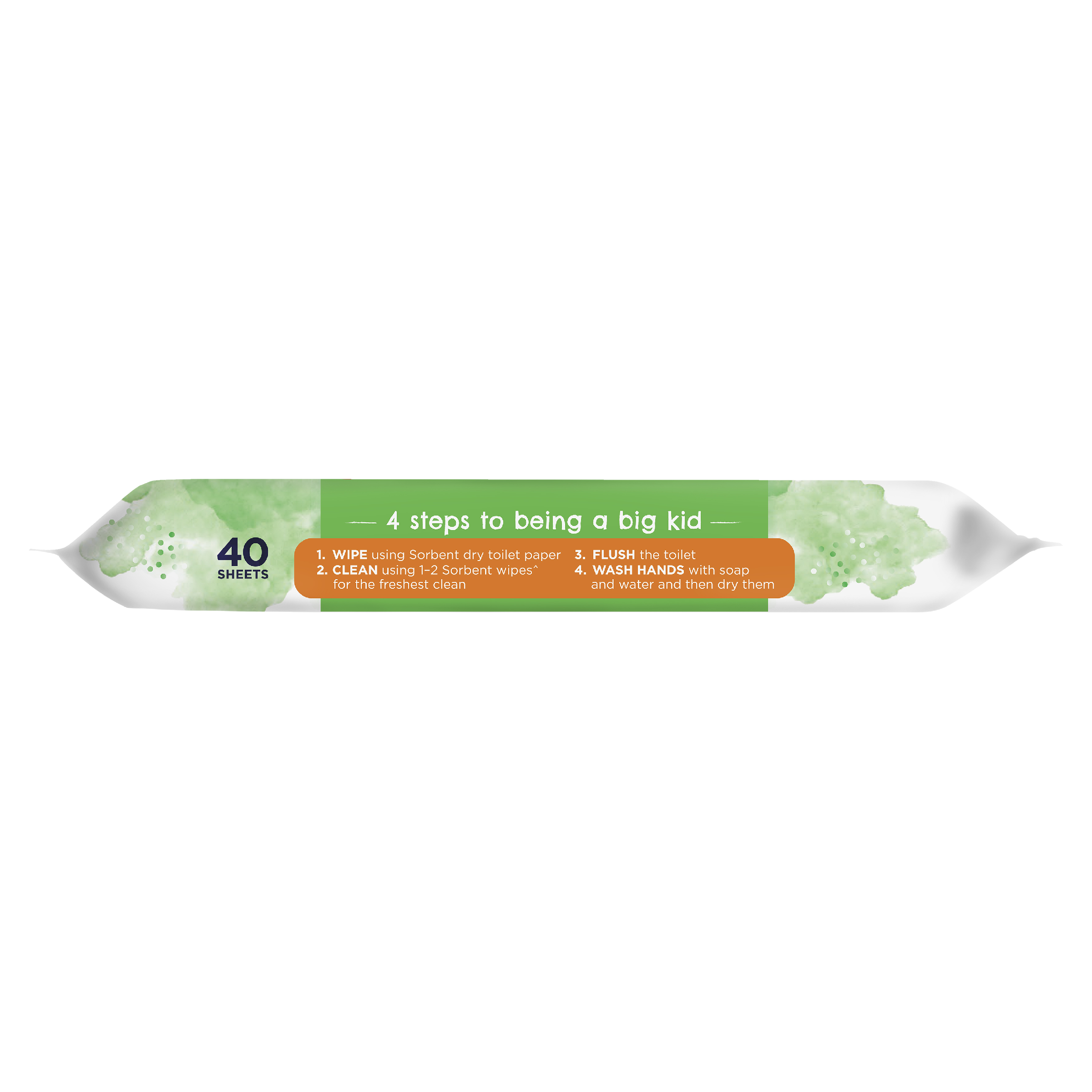 SORBENT FLUSH WIPES KIDS 40 PACK - Image 4