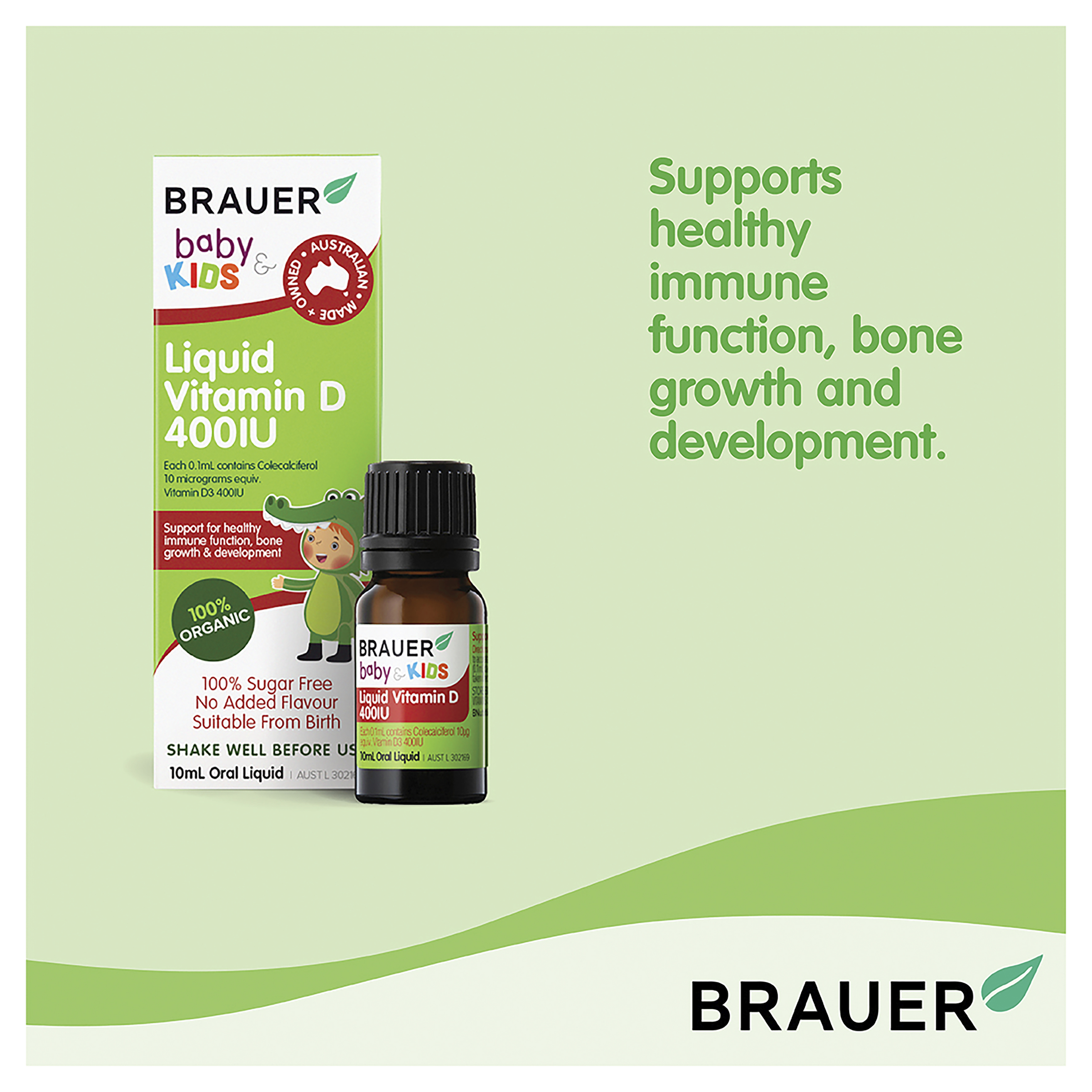 BRAUER BABY & KIDS VITAMIN D 400IU DROPS 10ML - Image 5
